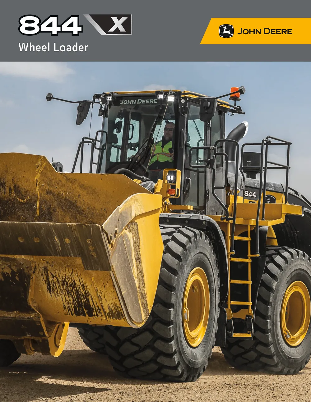844 X-Tier Large Wheel Loader Brochure cover