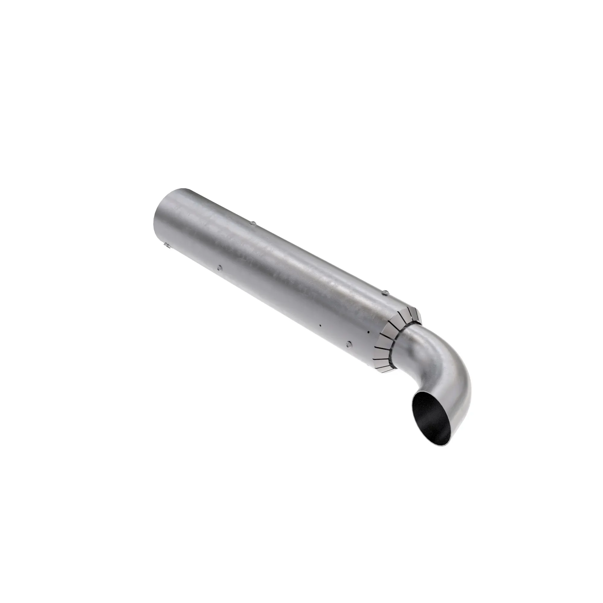 John Deere Stainless Steel Exhaust Pipe Attachment - BL16714
