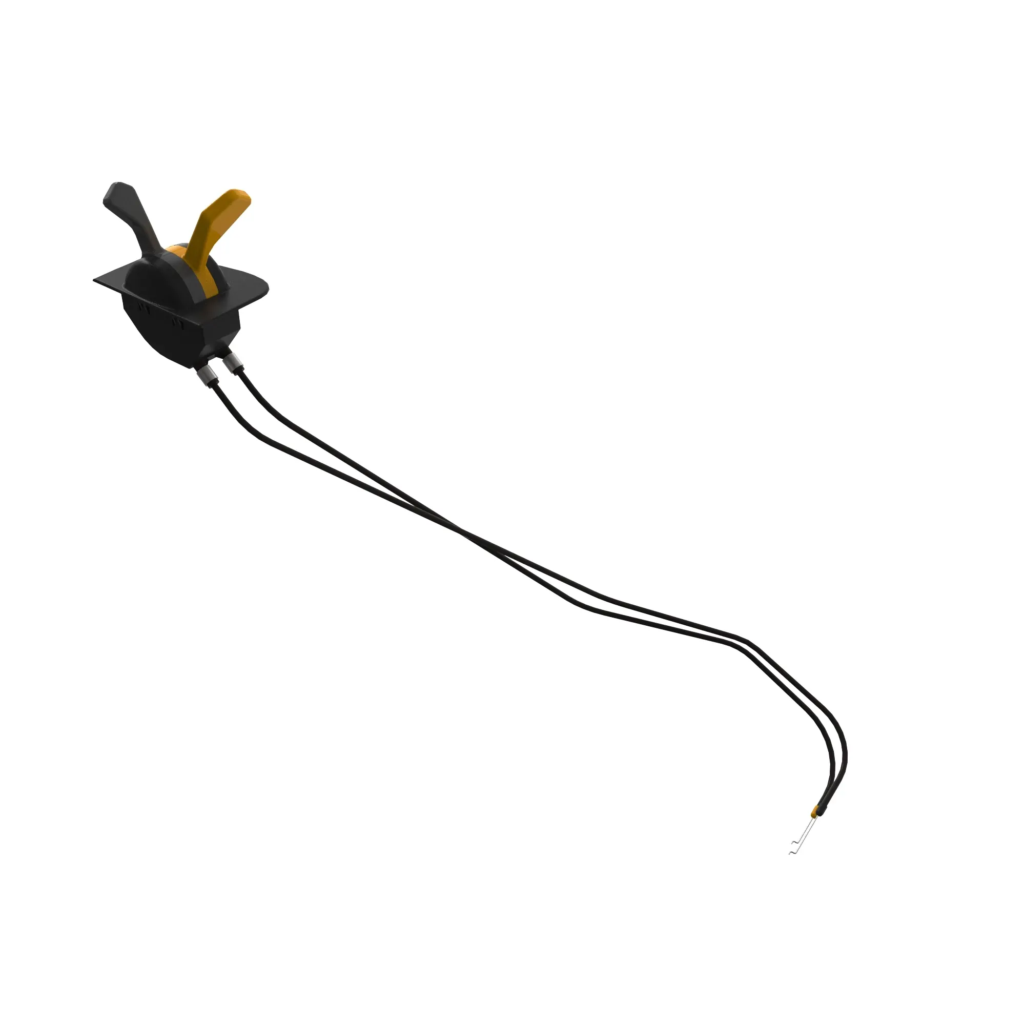 CONTROL LEVER, THROTTLE CABLE, 2-LE
