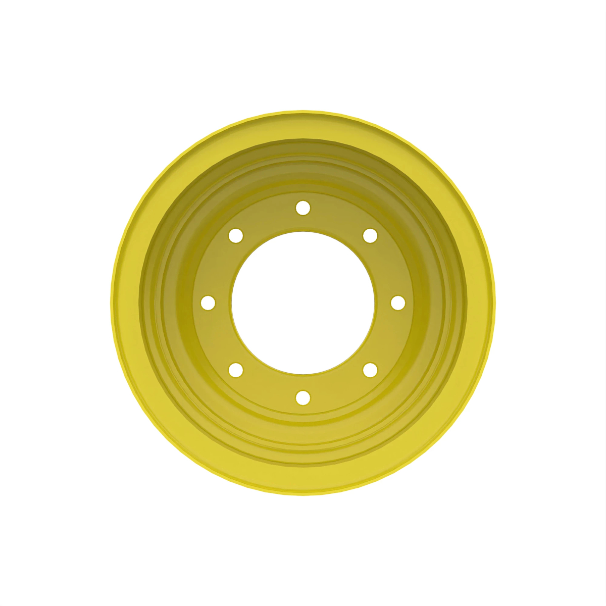 FRONT STEEL DISK, 15 X 10 LB