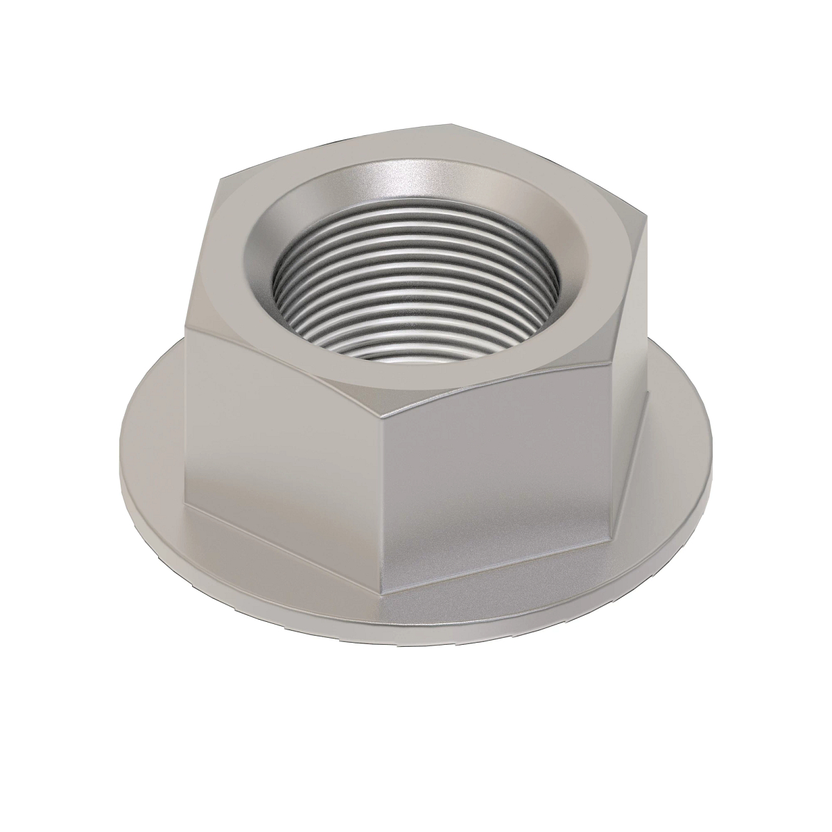 John Deere 3/8 inch NC Flange Nut, 3/8" - FH329449