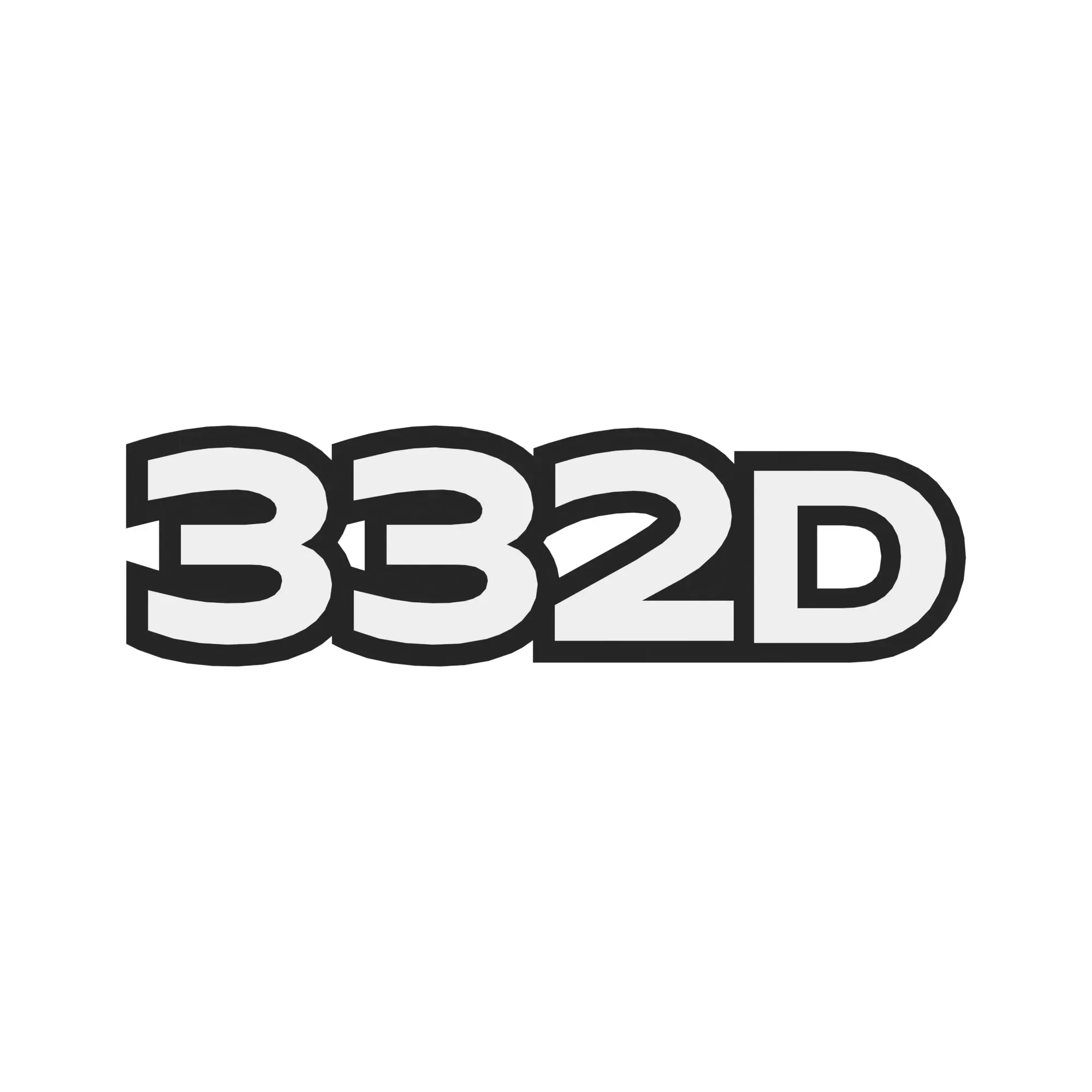 John Deere 332D Model Designation Label - T251023