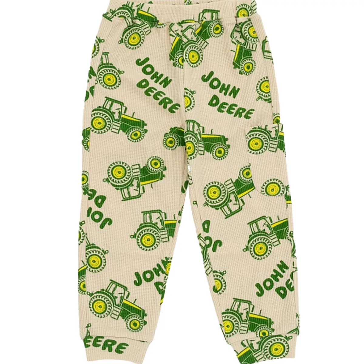 Infant All Over Tractor Print Thermal Hoodie and Jogger Set