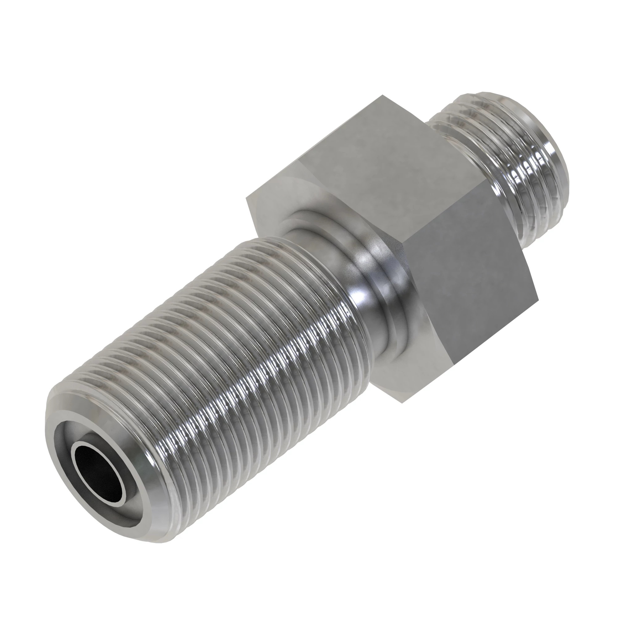 John Deere Straight Bulkhead Adapter Fitting - W54032