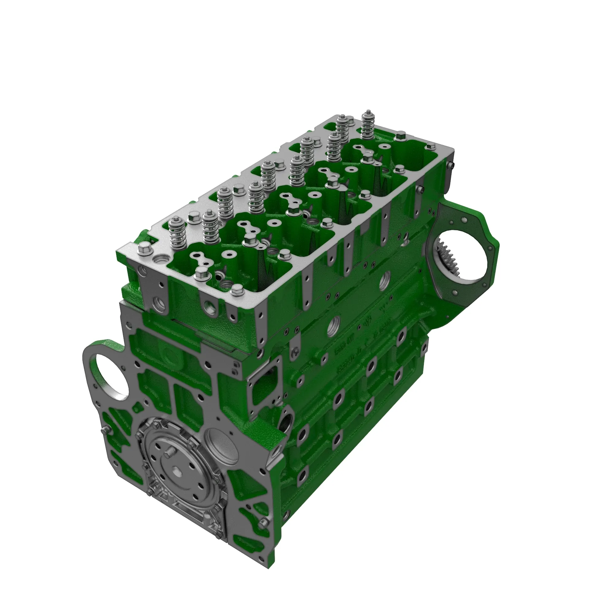 John Deere Engine Complete Block - RE543445