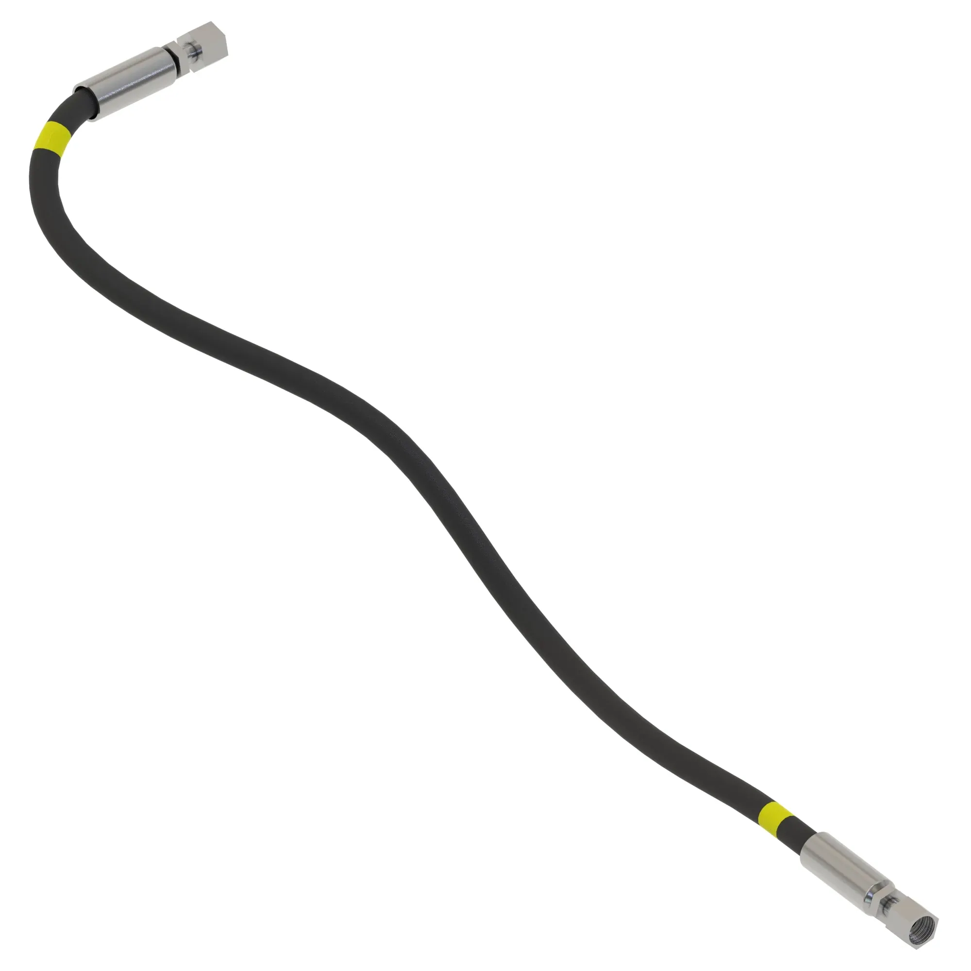 John Deere Traction Control Yellow Fabricated Hydraulic Hose - AN403274