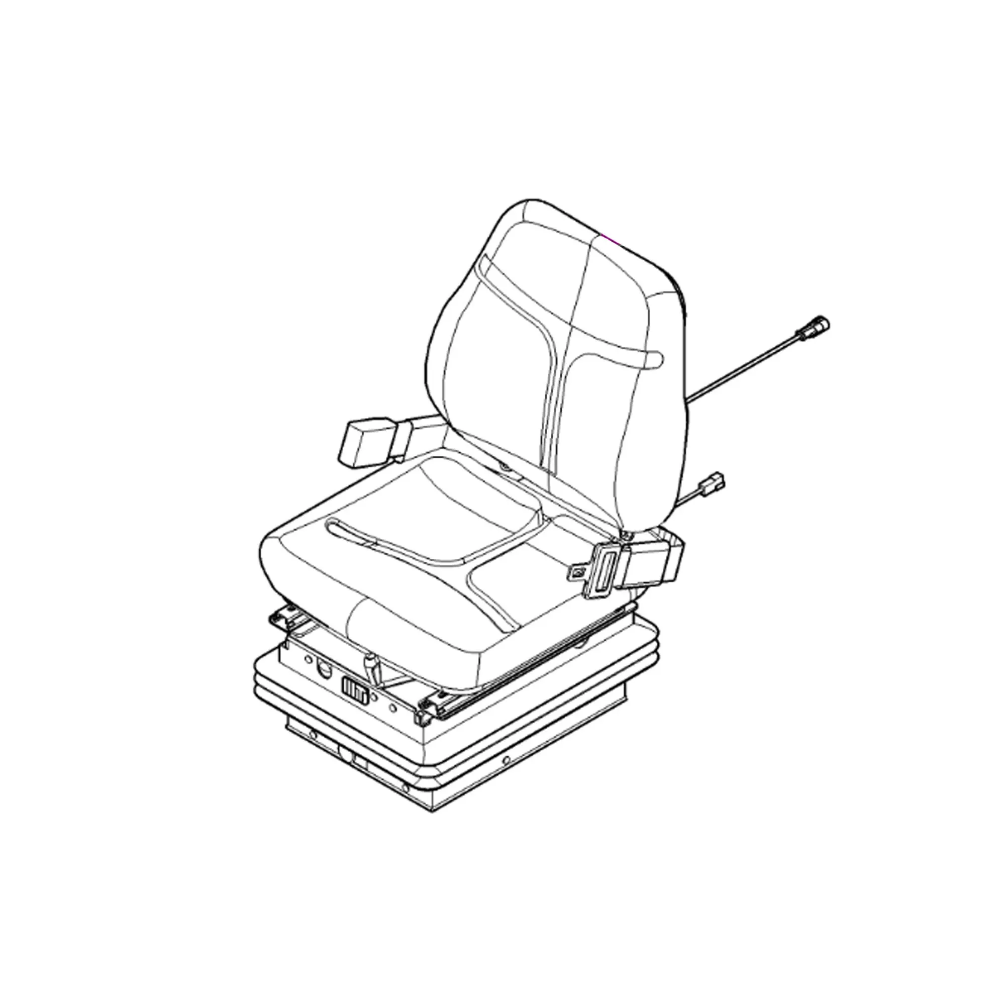 John Deere Air Suspended Seat - ER423322