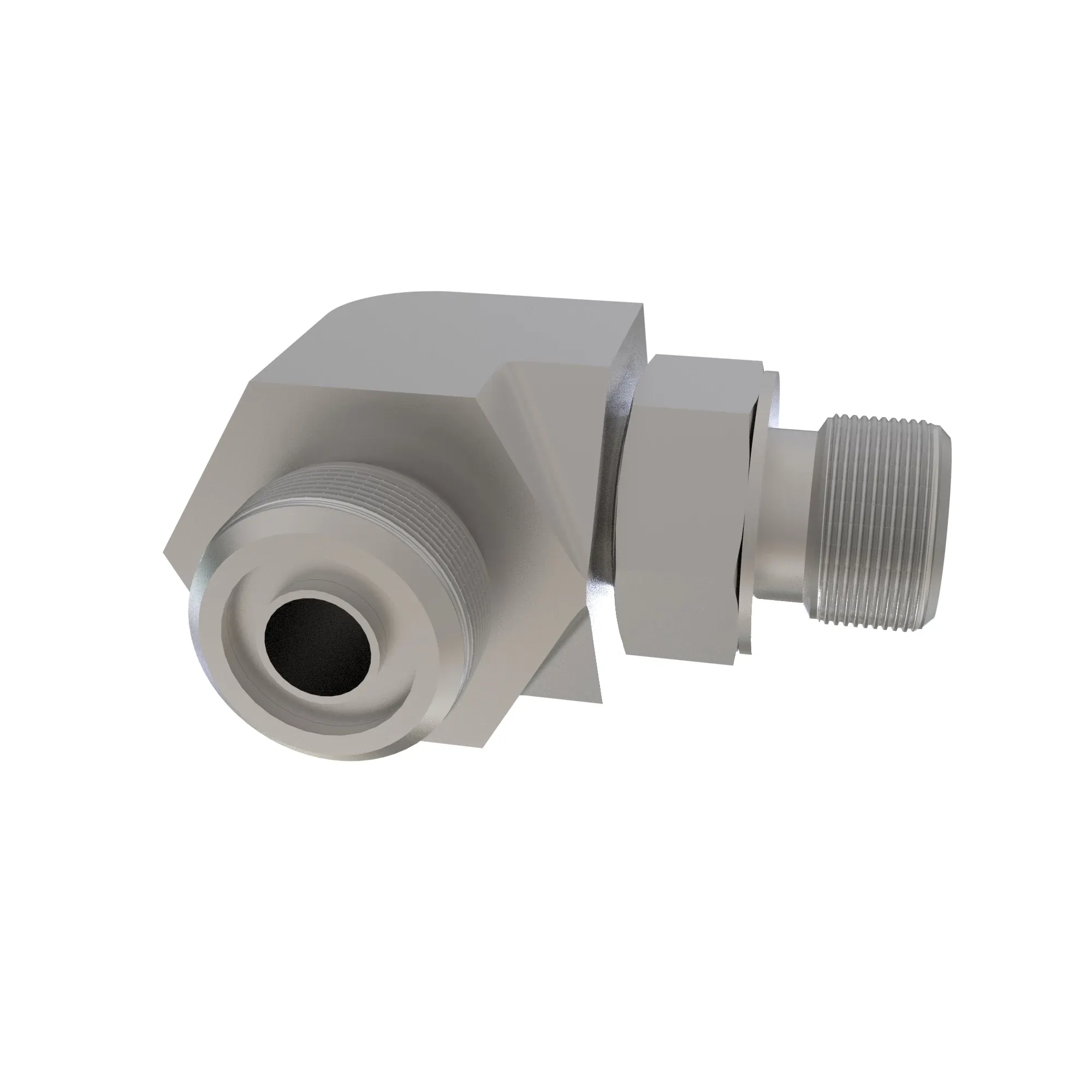90 DEG ELBOW,O-RING FSF W/MET HEX
ORIFICE, 0.8MM (0.0313")