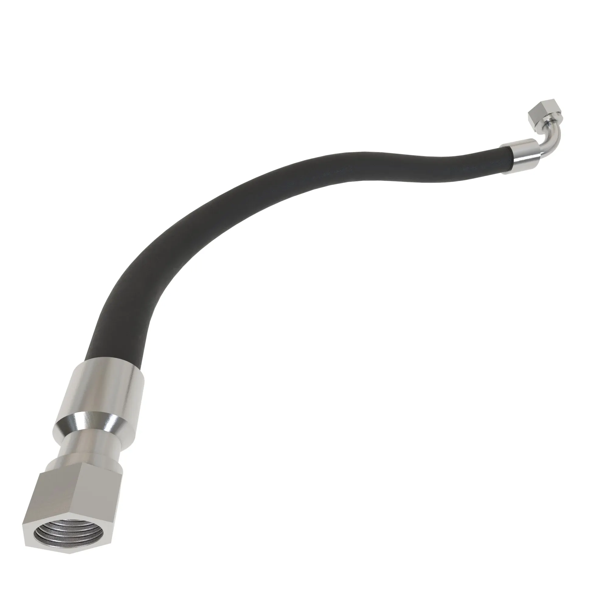 John Deere Reinforced with Metal Rubber Hydraulic Hose - F050993