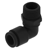HOSE FITTING, 1/8NPT X 6MM TUBE, EL