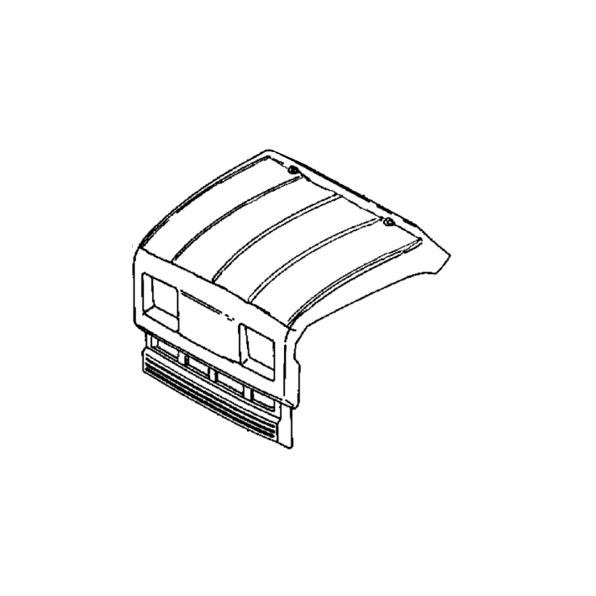 John Deere Front Grille Frame - AM126154