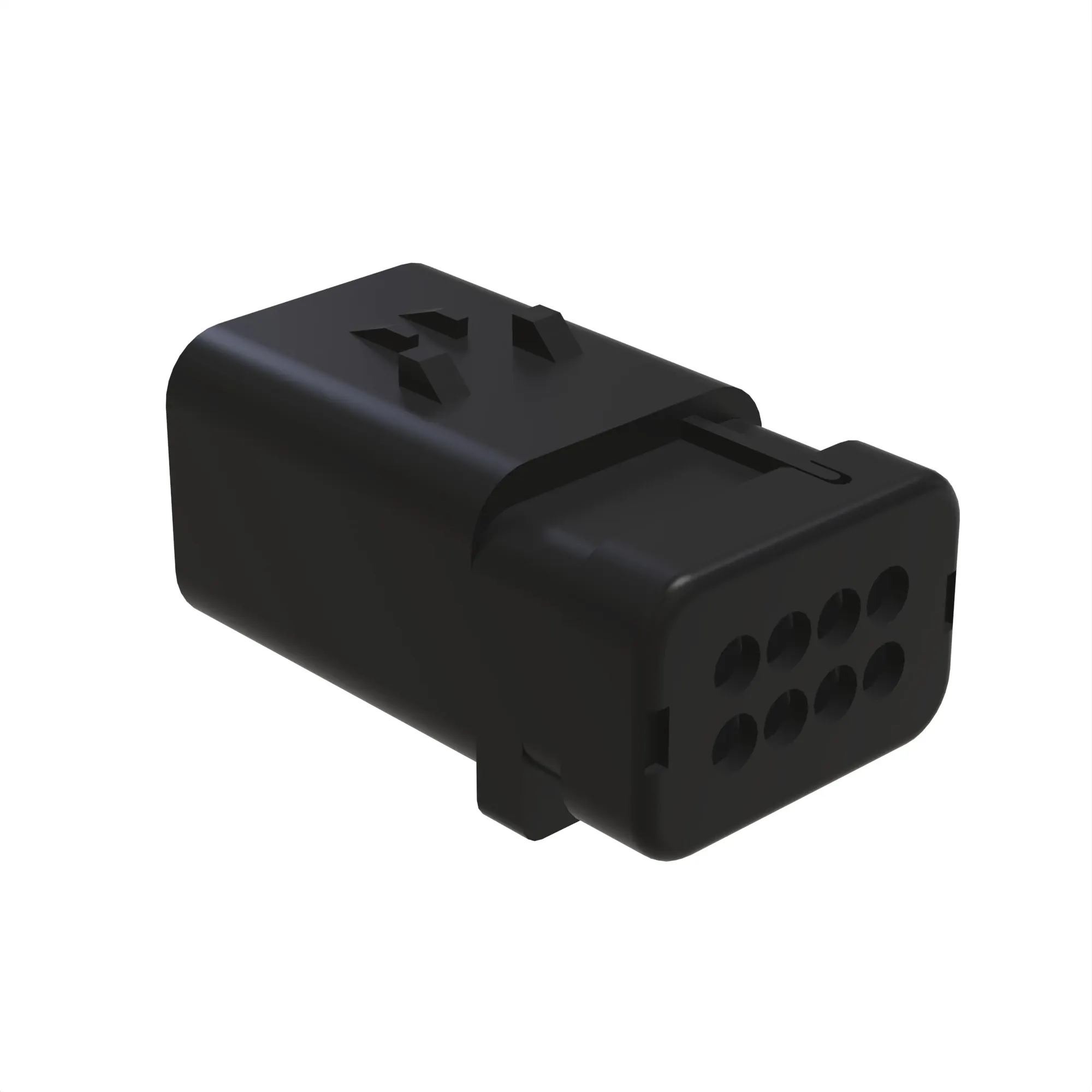 John Deere Gray Electrical Connector Housing, Cavities 8 - 57M9797