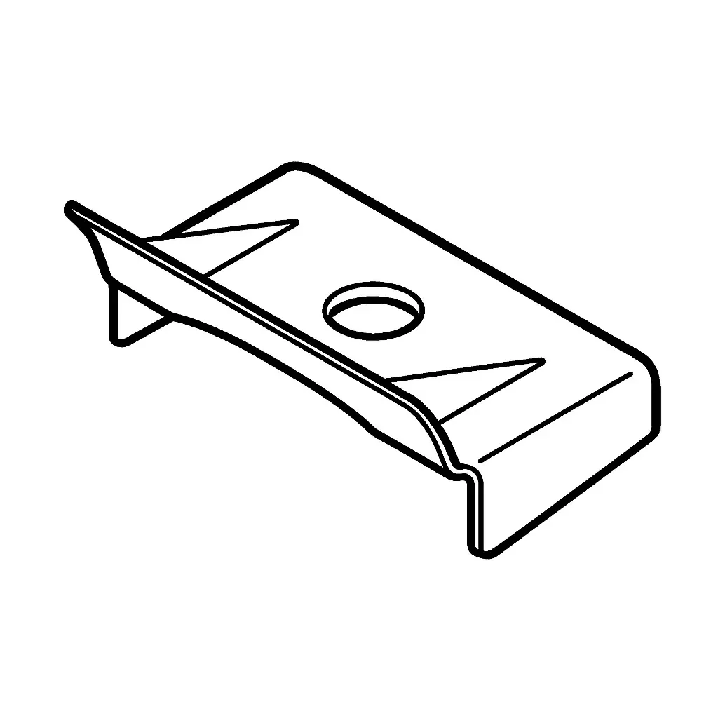 John Deere Beacon Light Bracket - LW9069042