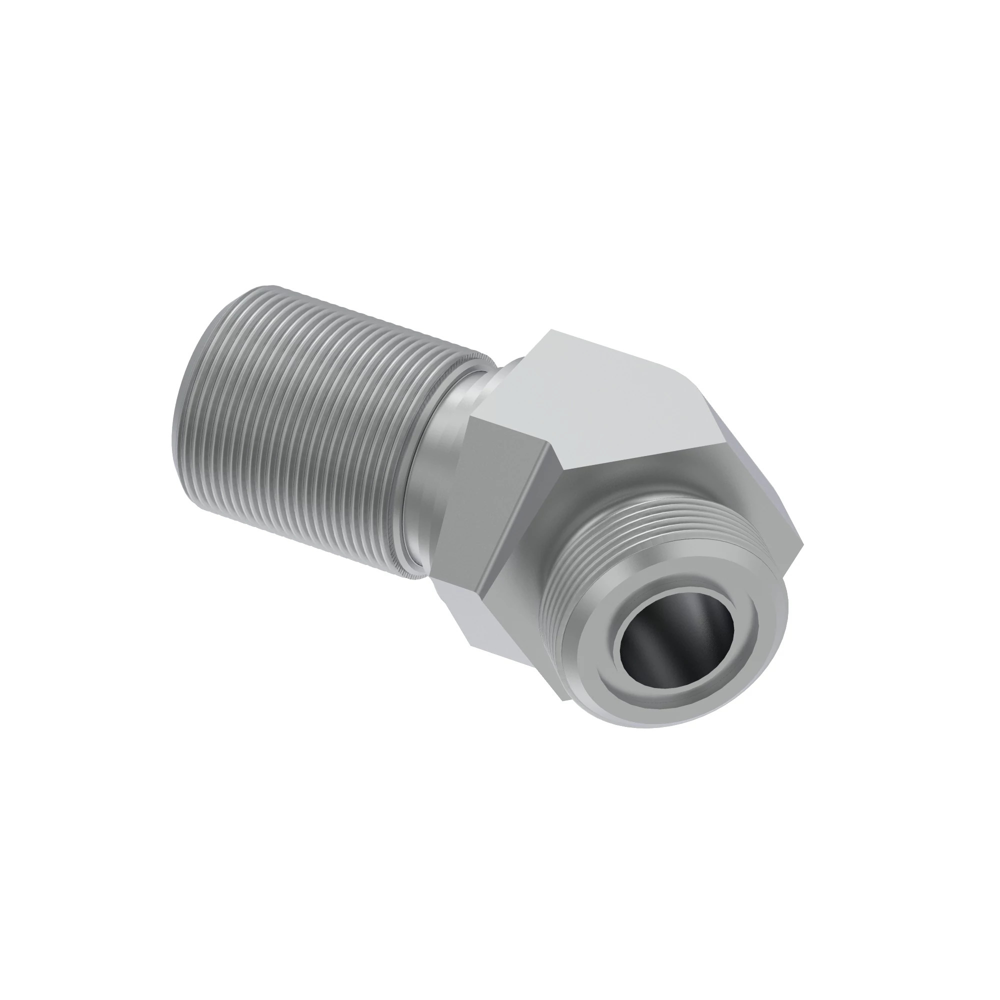 John Deere 45 Degree Bulkhead Elbow Fitting - 38H1490