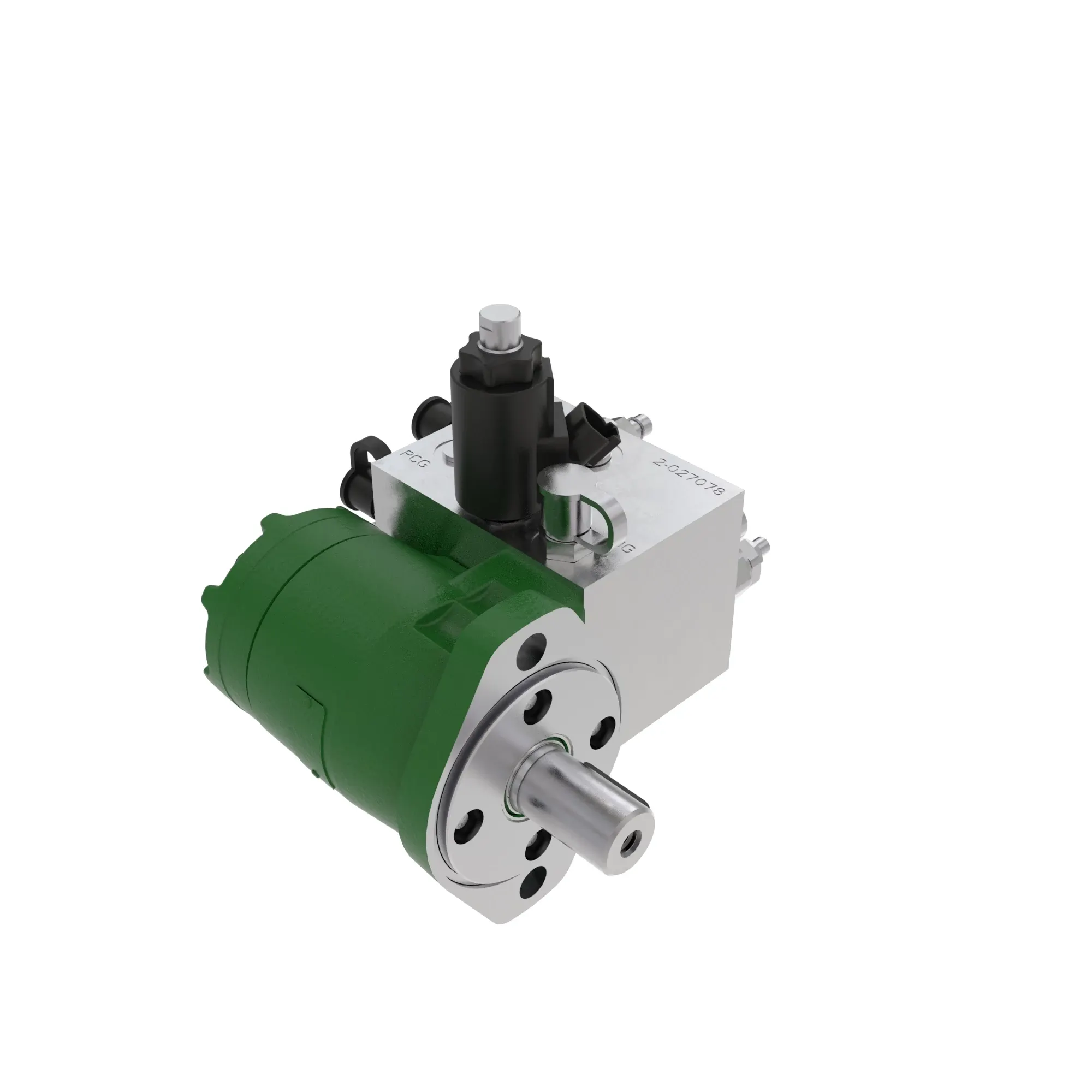 John Deere Hydraulic Motor and Valve Assembly - AA80412
