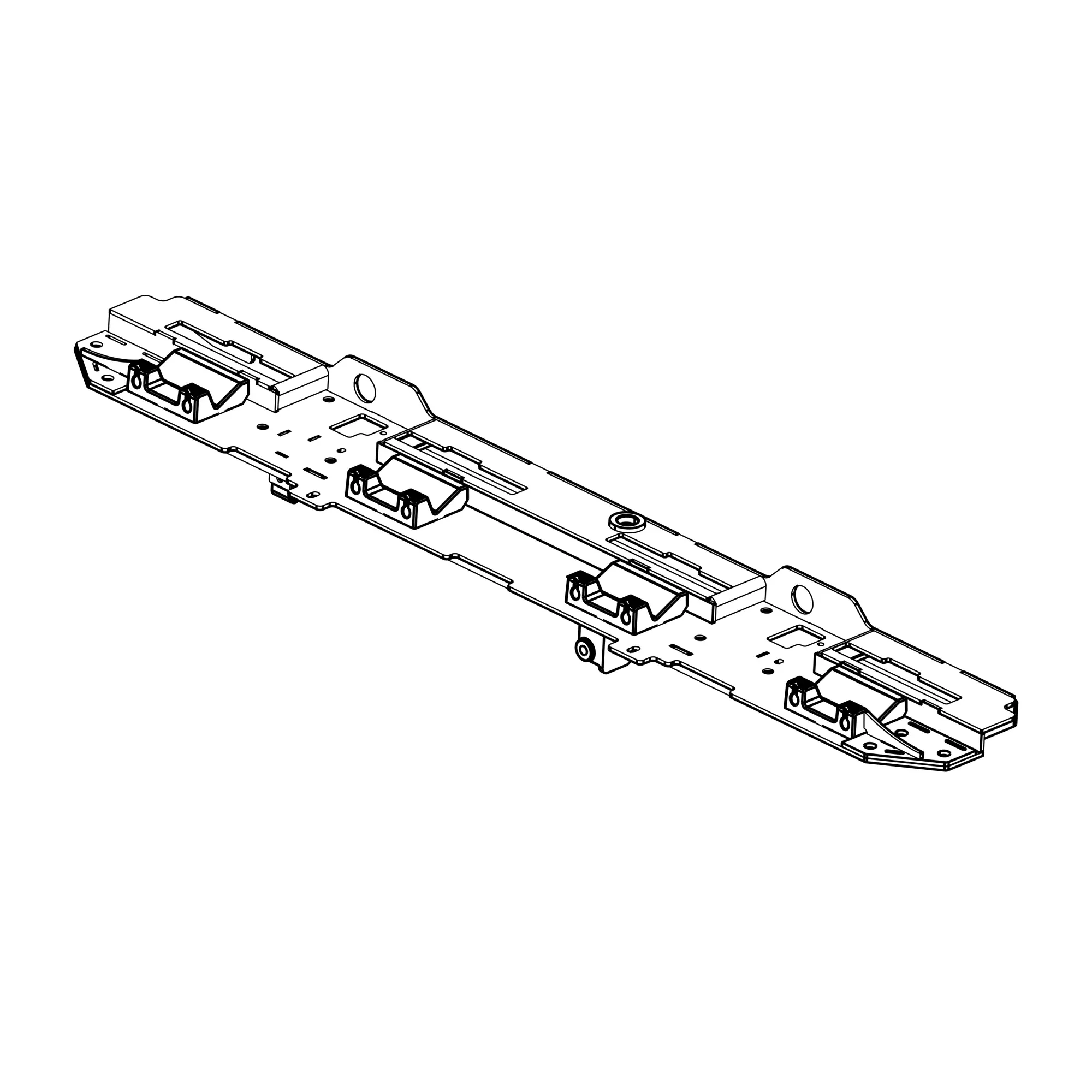 John Deere Channel, Rear Sieve Weldment - AXE12577