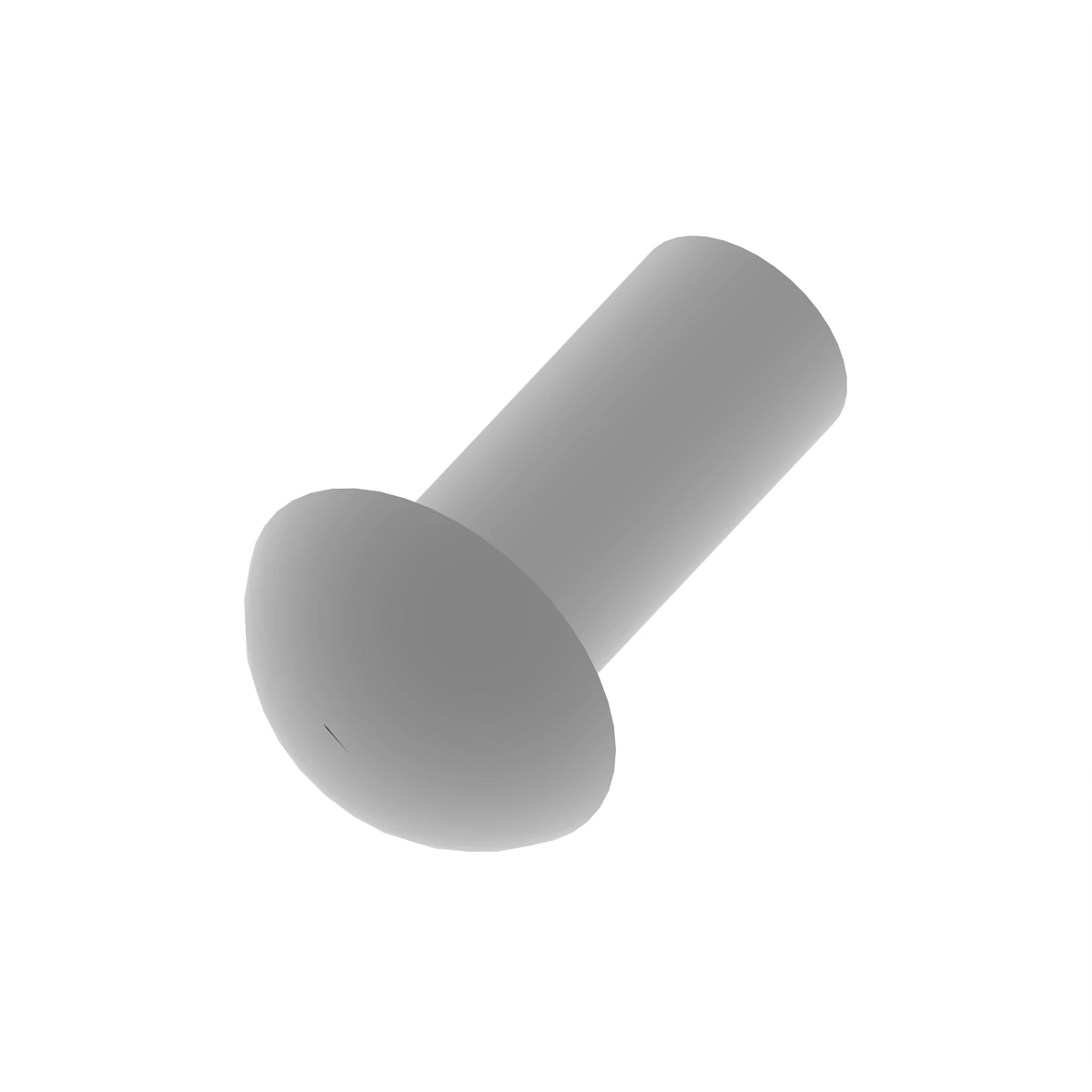 Rivet, Solid, Button Head