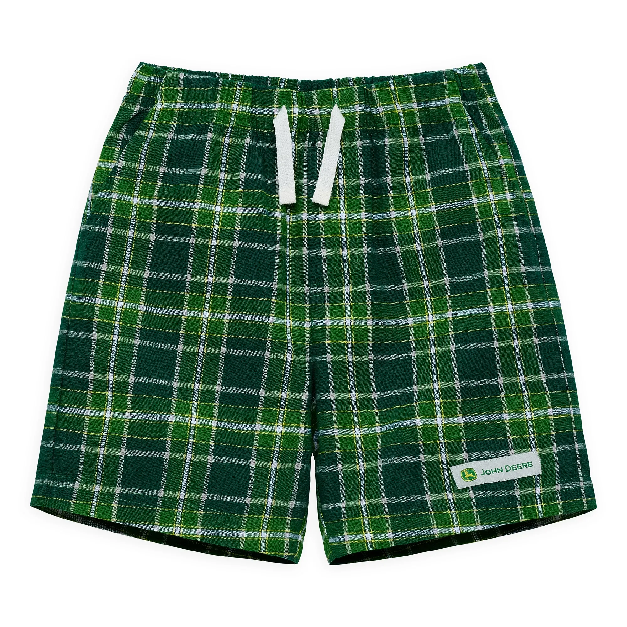 Toddlers 2-Piece Plaid Short Set