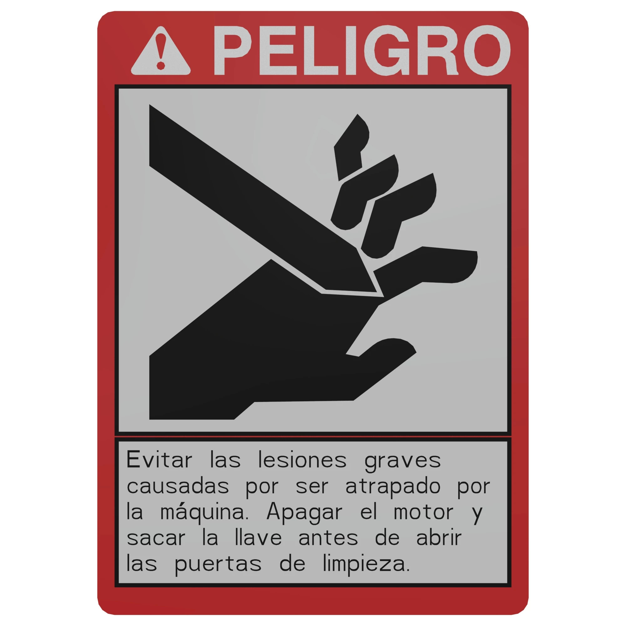 SIGN, AUGER, DANGER, SPANISH