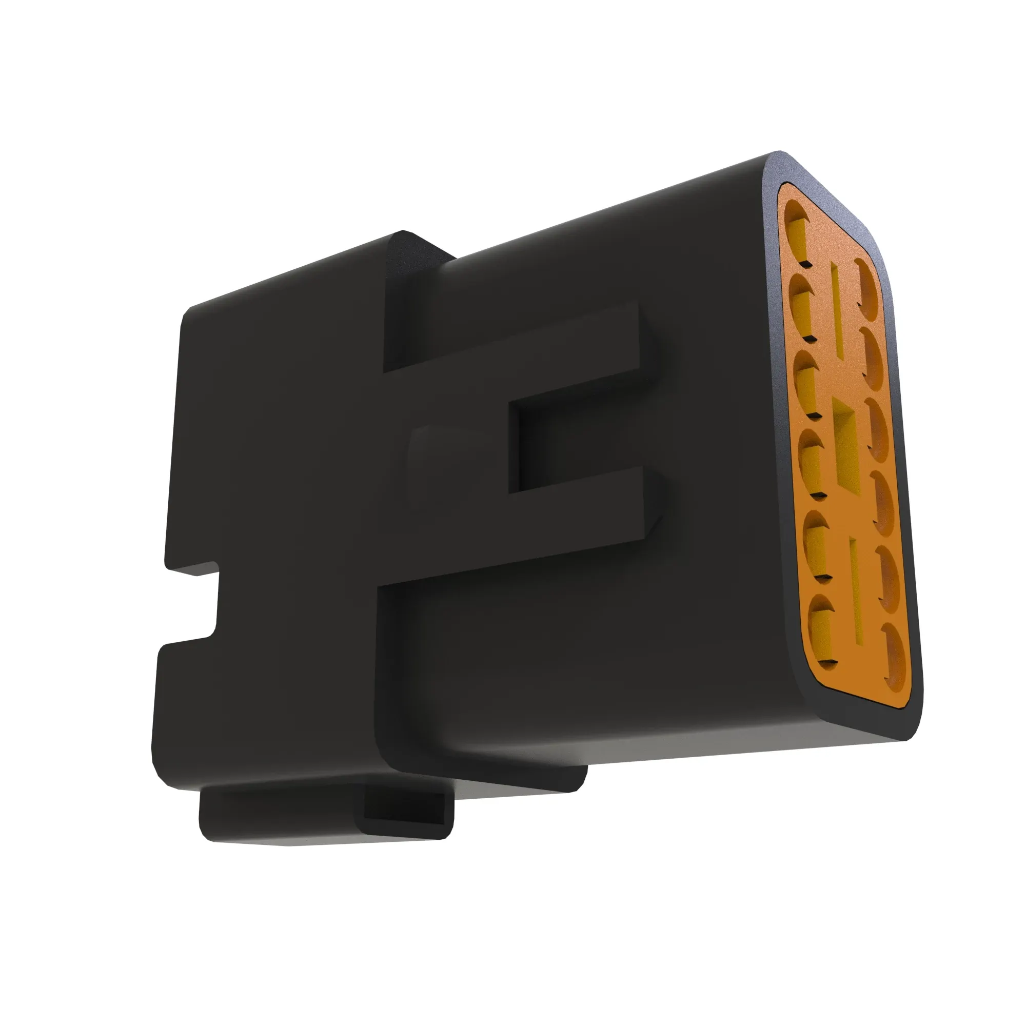 John Deere Gray External Electrical Connector Housing, 12 Cavities - 57M8959