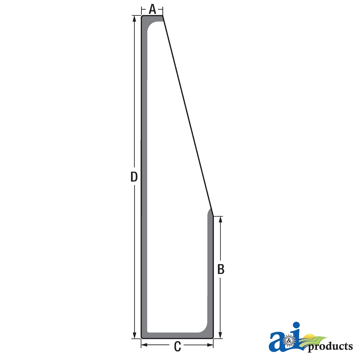 Glass, LH Front