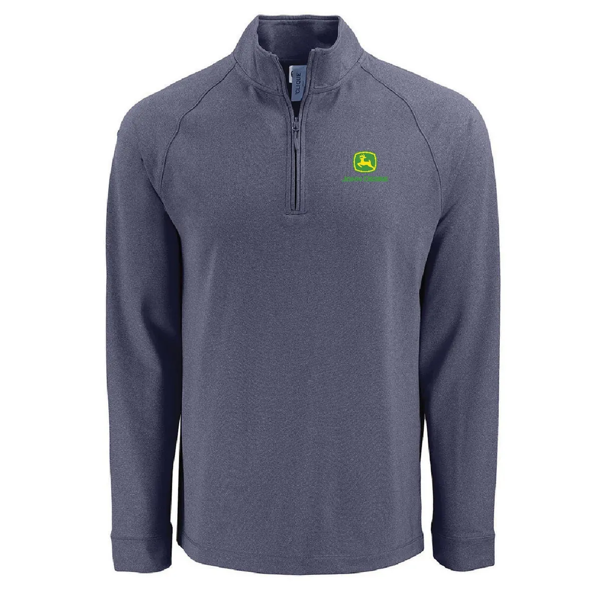 Casual Quarter Zip - Heathered Navy