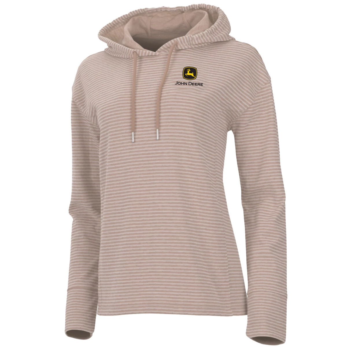 Striped Hooded Long-Sleeve Tee
