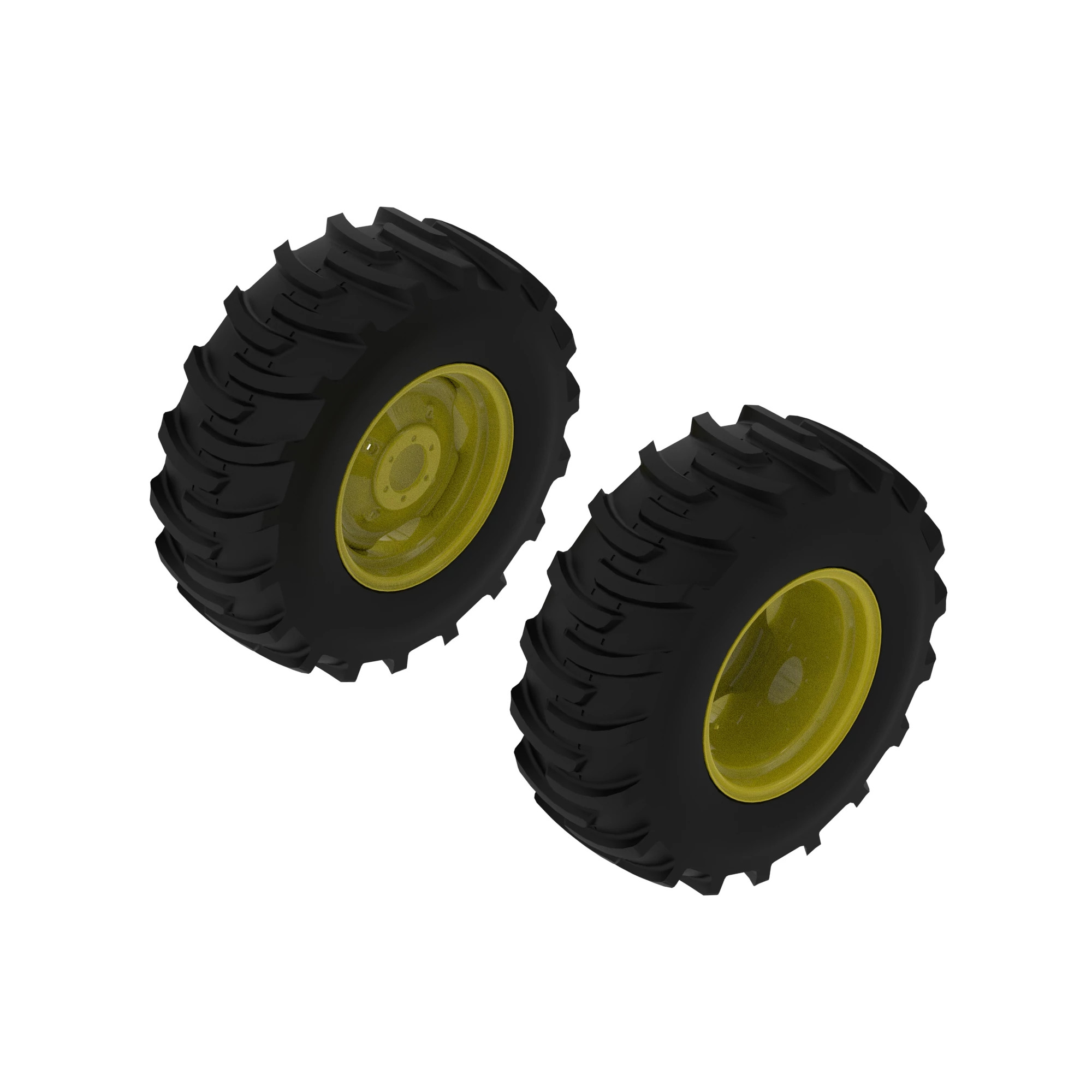 John Deere Rear Tire and Wheel Assembly, 43 X 16-20 4PR R4 - BLV10988