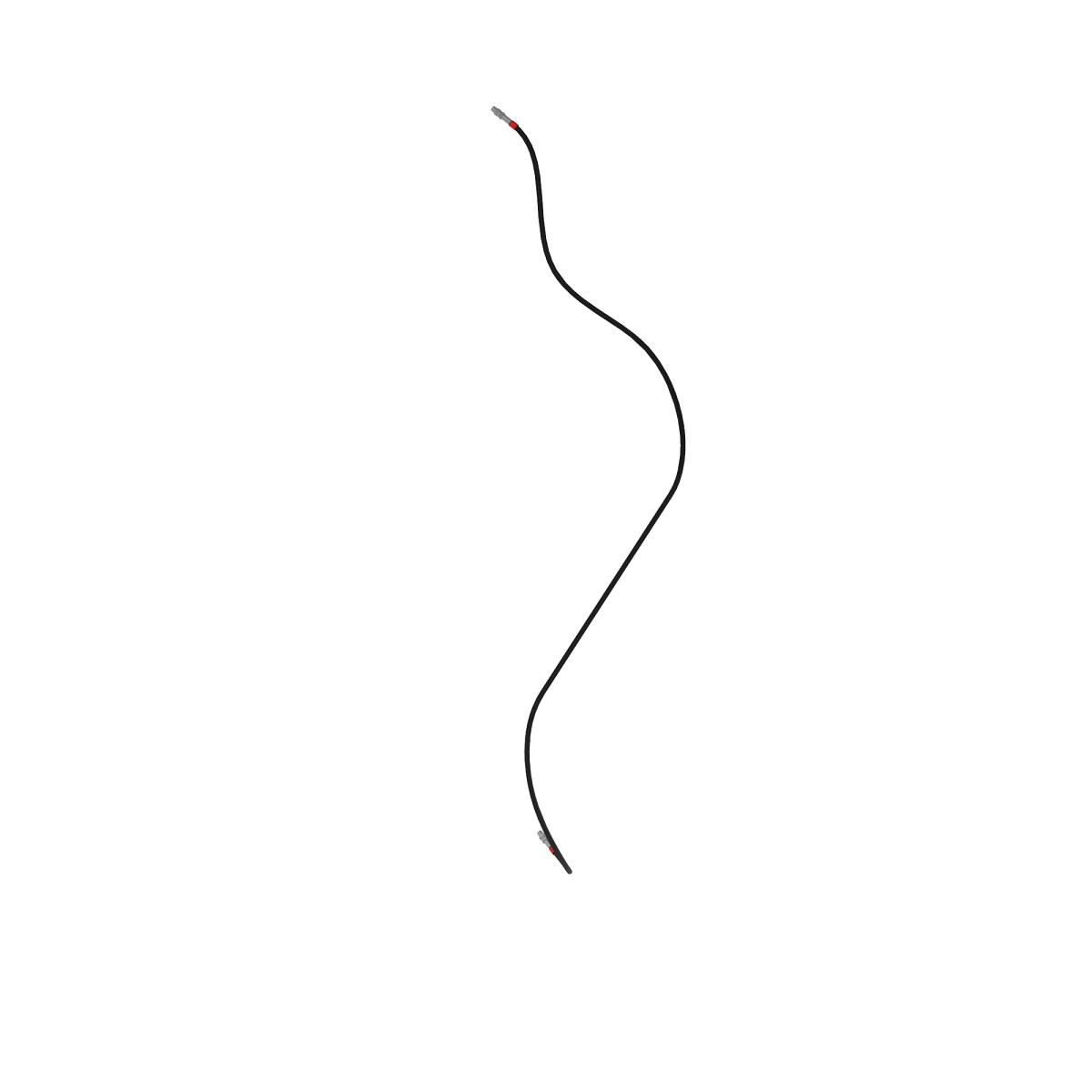 GREASE HOSE, GREASE HOSE (REAR AXLE