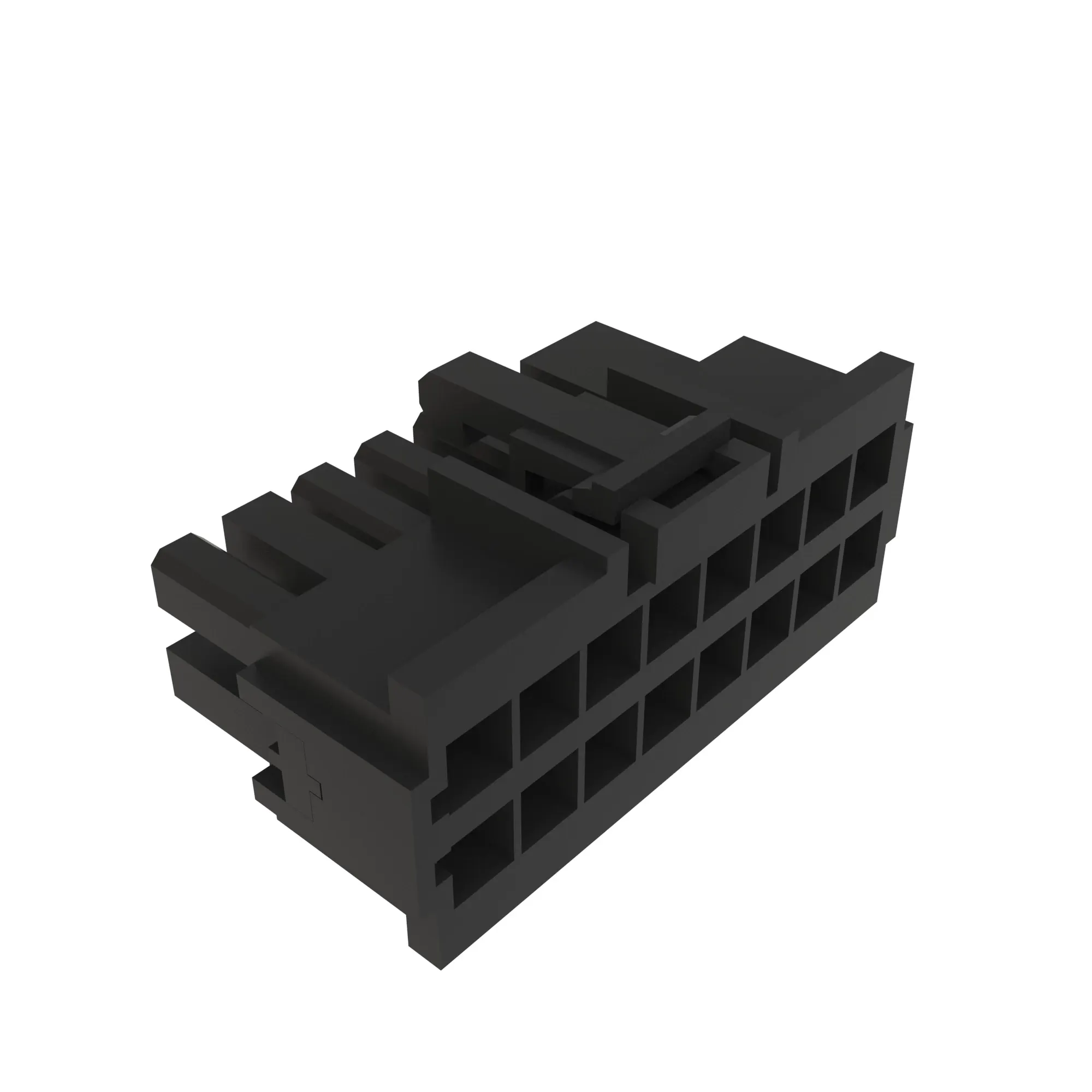 CONN MOLEX MFITTPA 16W F BLK PLYSTR