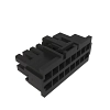 CONN MOLEX MFITTPA 16W F BLK PLYSTR