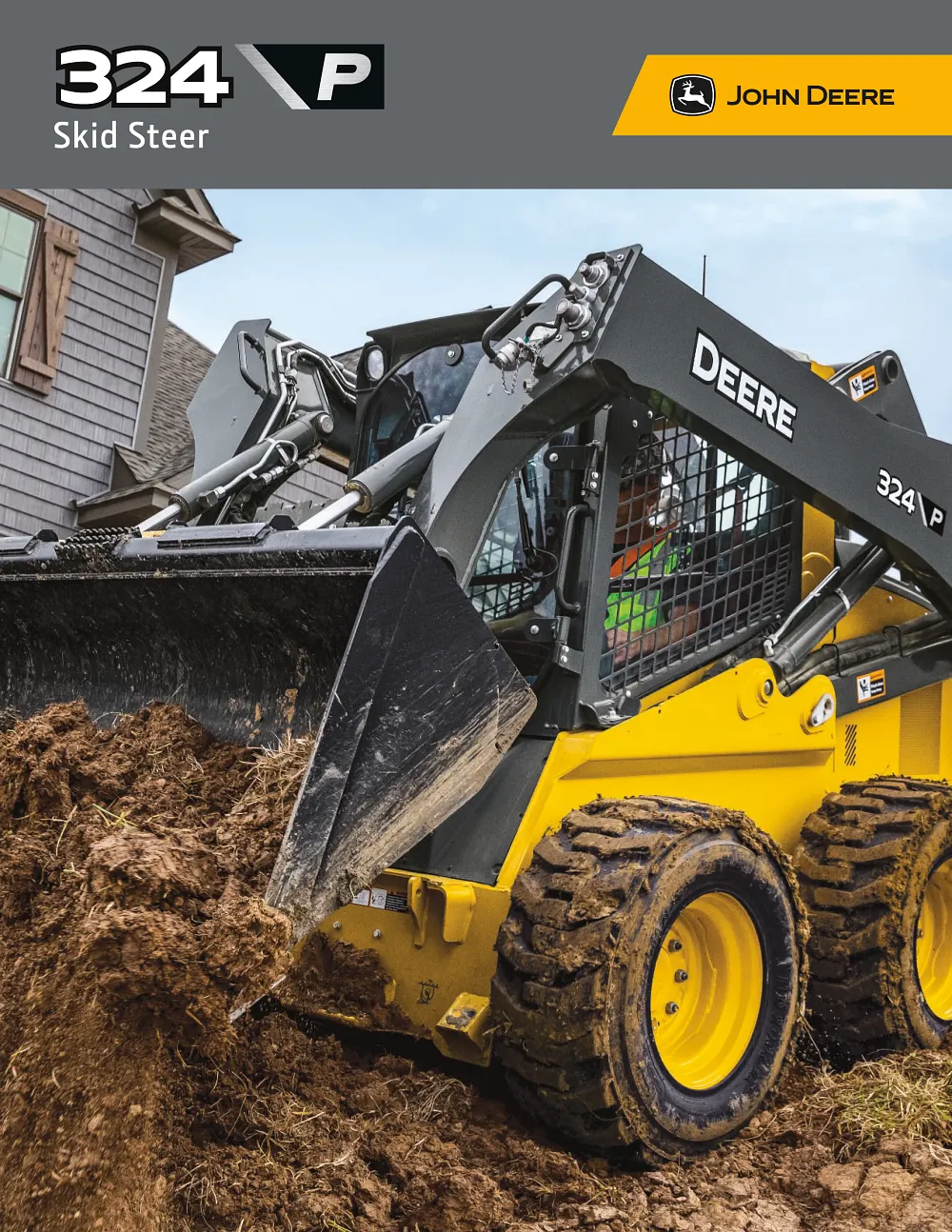 324 P-Tier Skid Steer Brochure cover