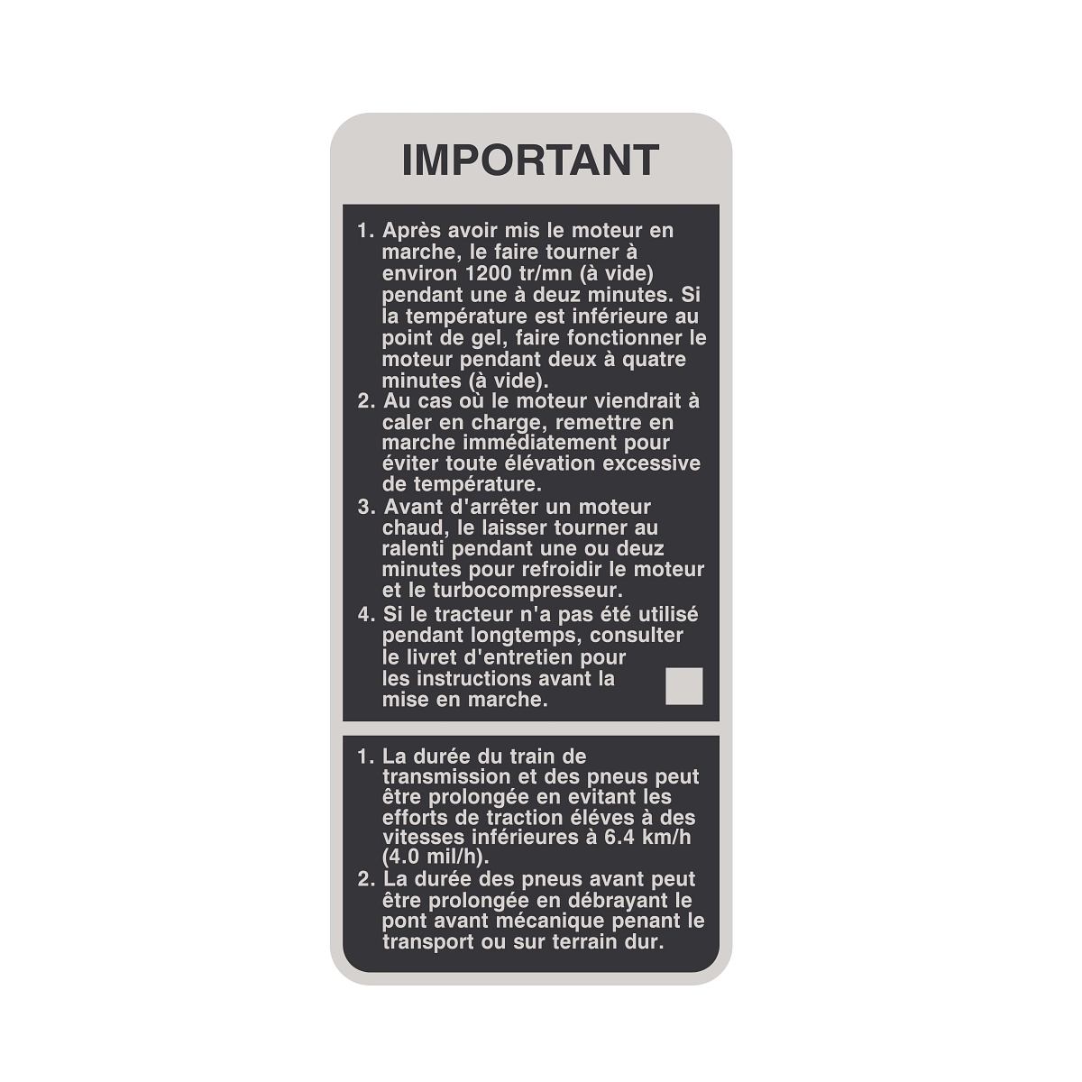 Label, Eng Start & Slow Spd Ovrld, F