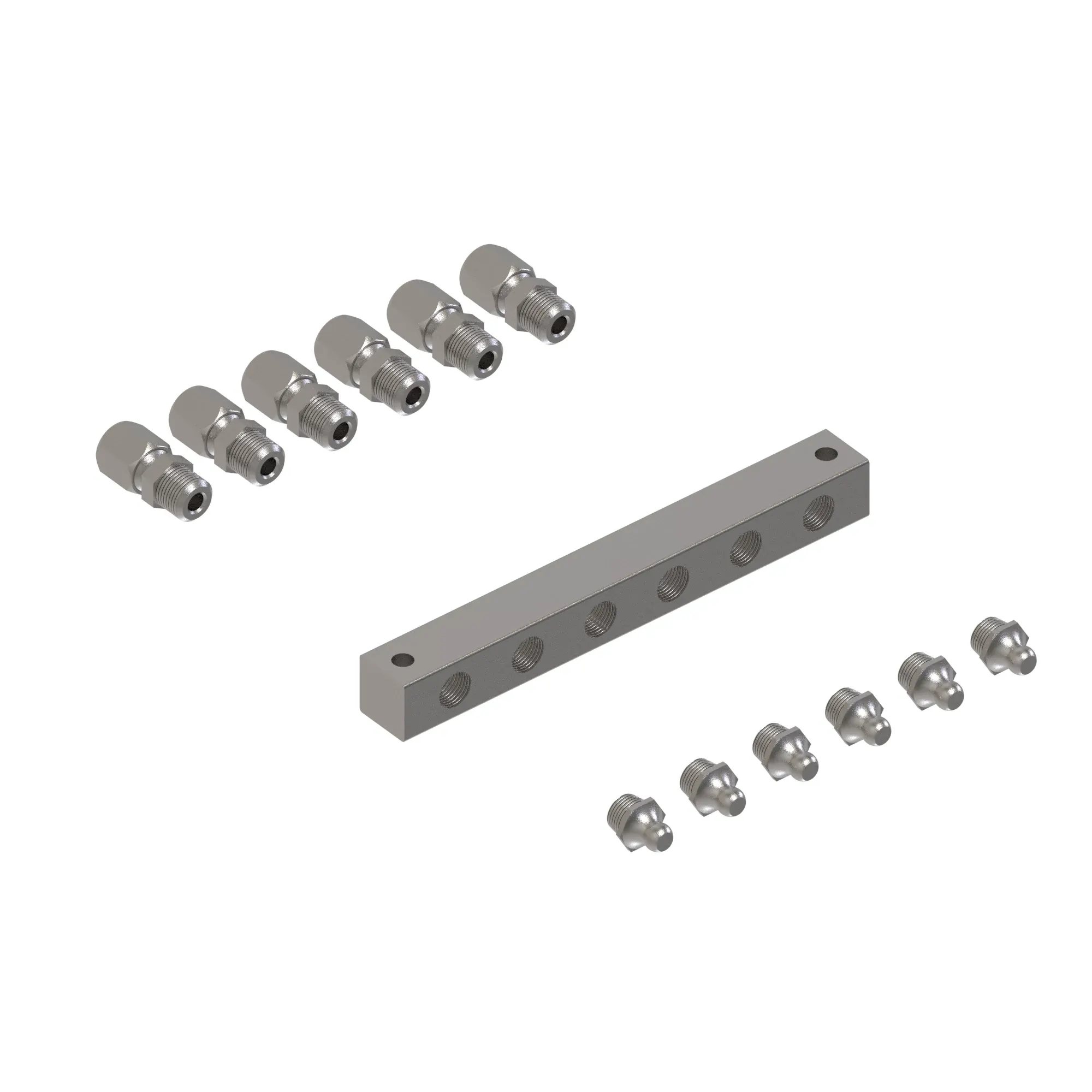 NIPPLE BLOCK
WITH NIPPLES AND FITTINGS
