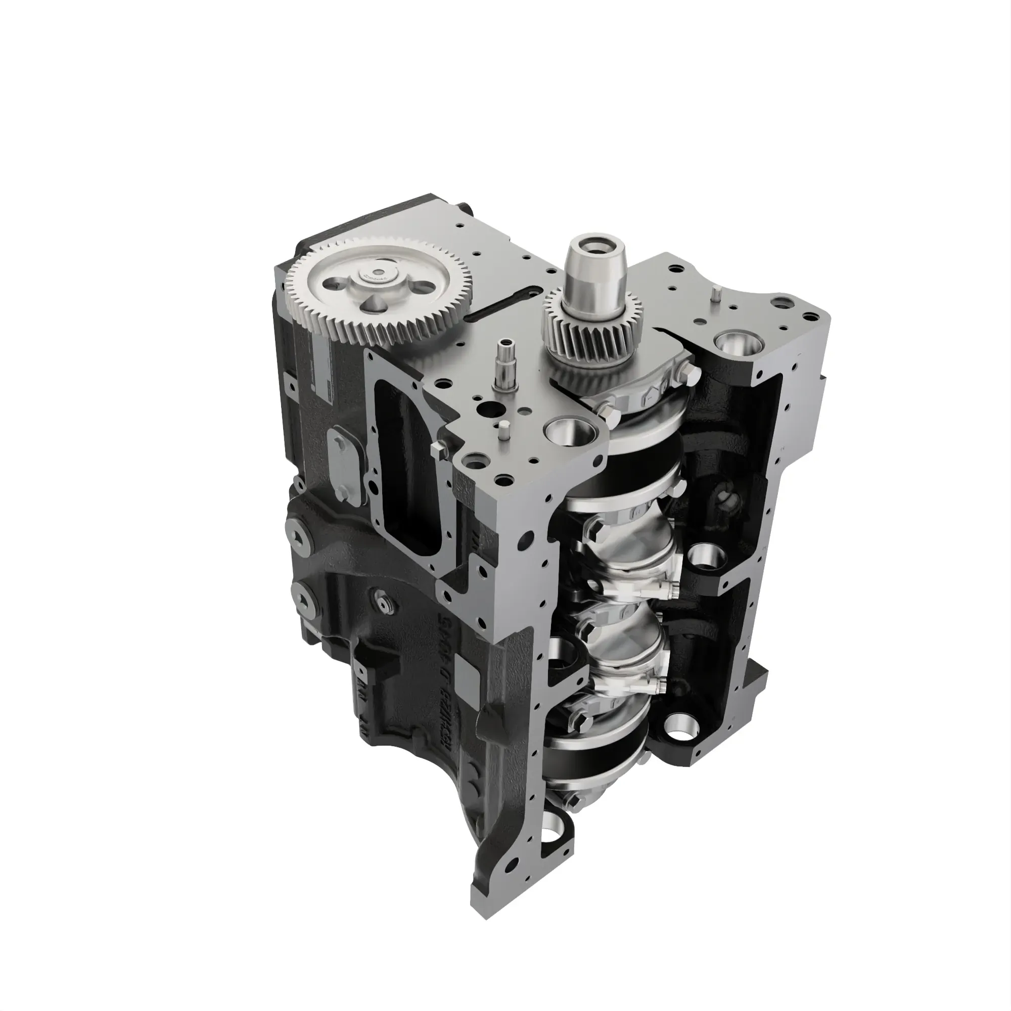 SHORT BLOCK ASSEMBLY, 4045 MARINE W