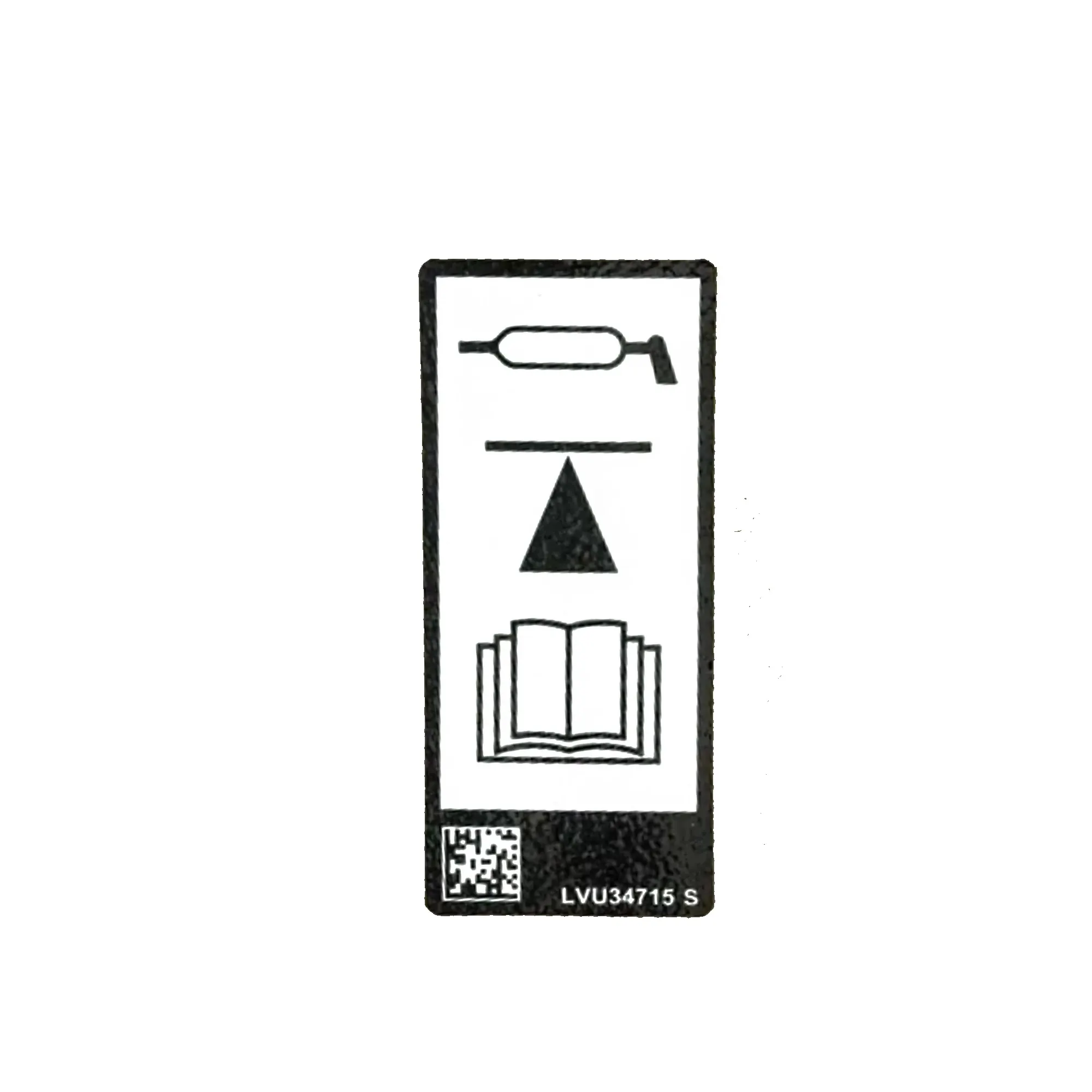 John Deere Jacking Point Label - LVU34715