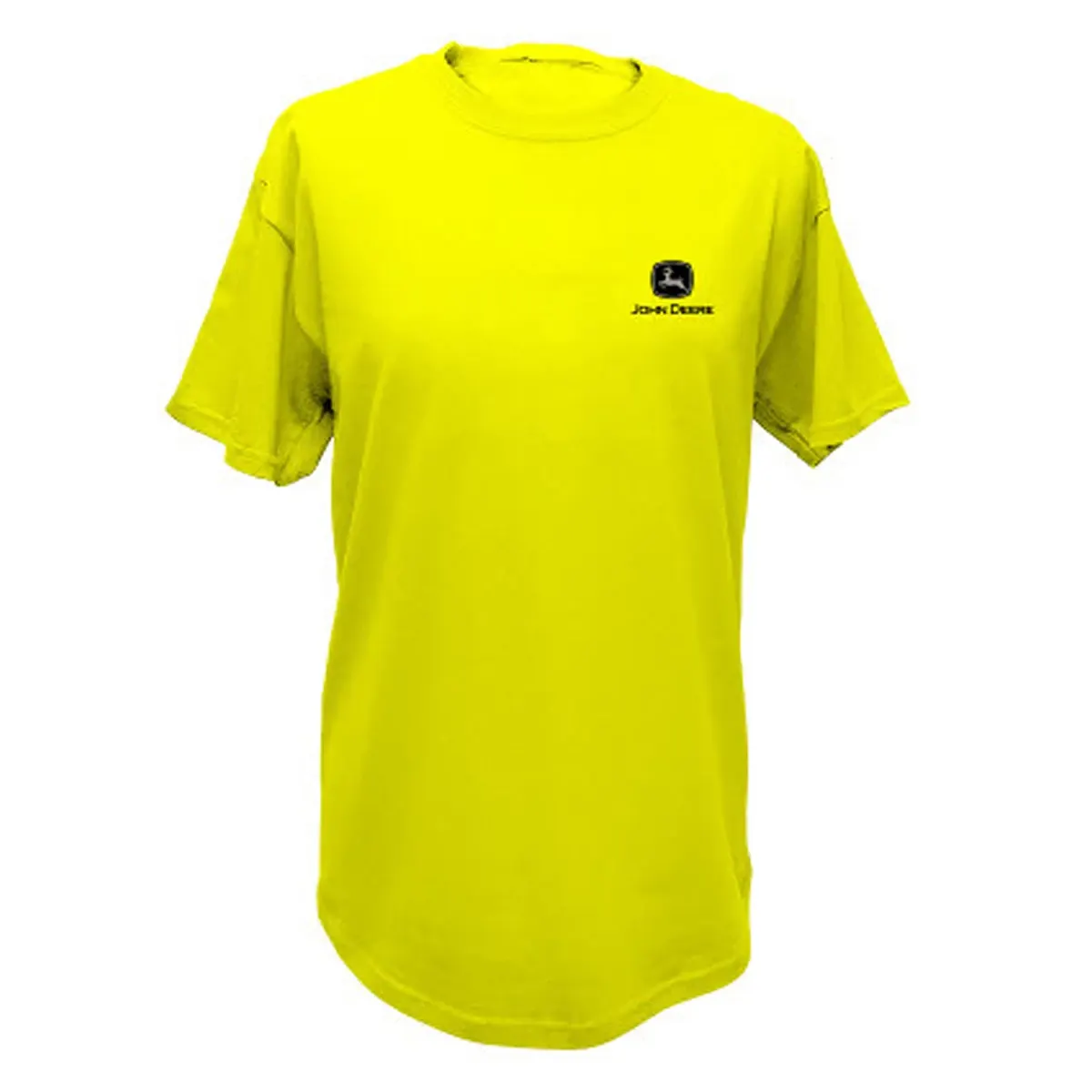 "Men's High Vis Yellow Poly Tee"