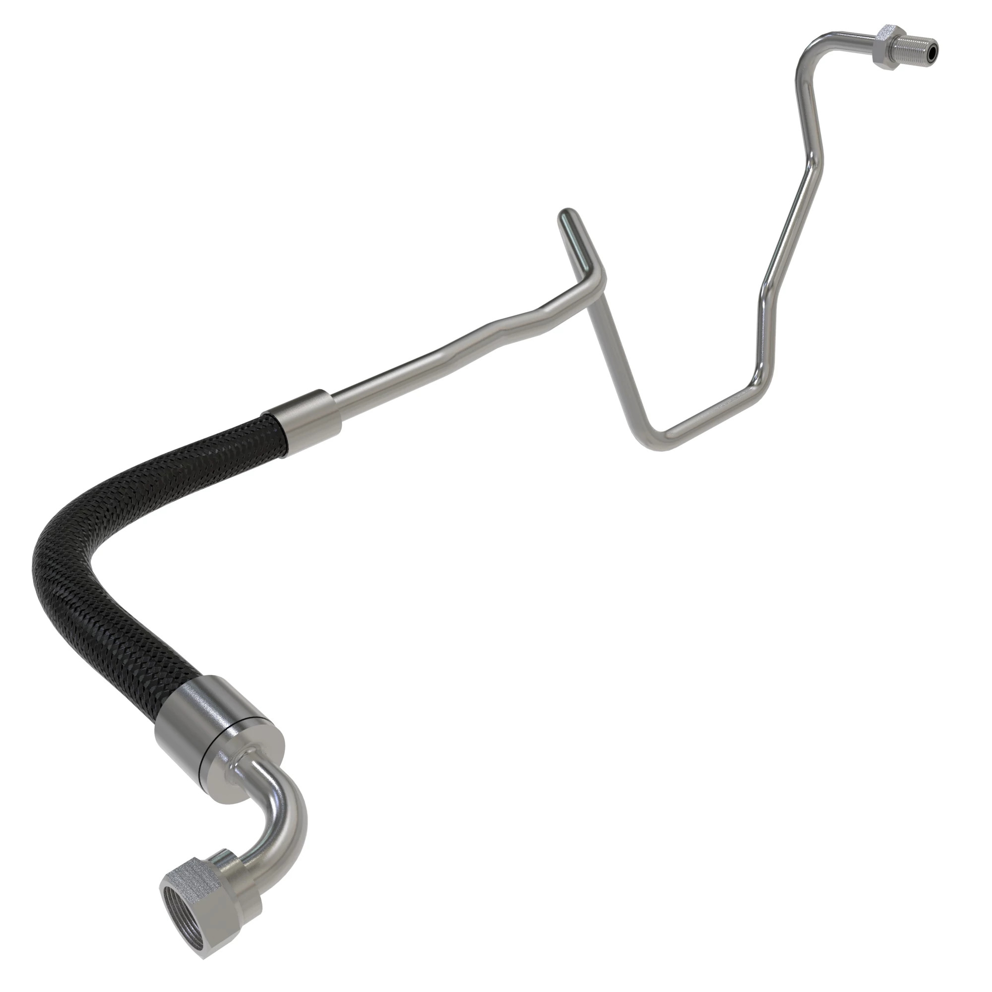 John Deere Electro-Hydraulic Proportional Valve to Steering Supply B Hydraulic Hose - TA21412