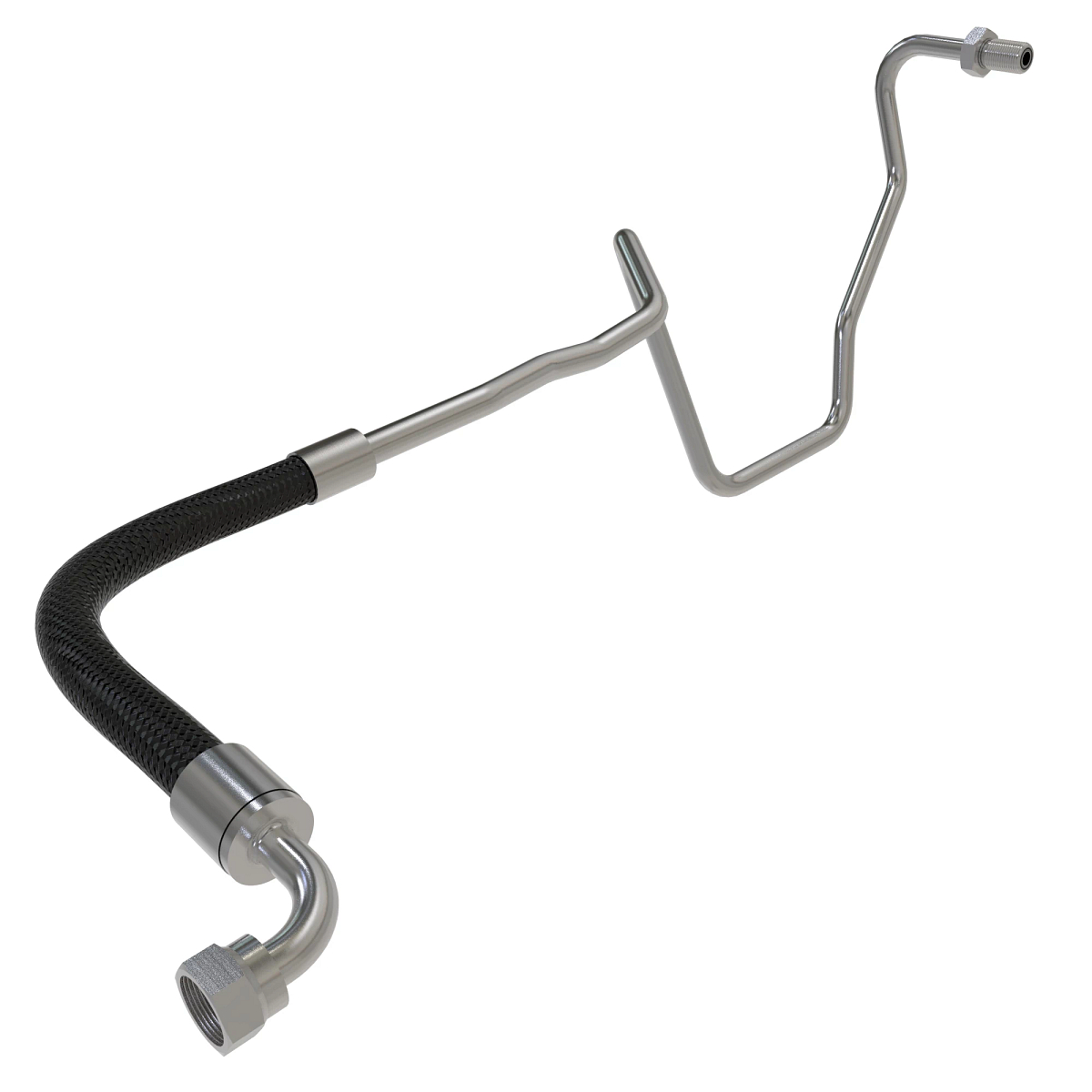 John Deere Electro-Hydraulic Proportional Valve to Steering Supply B Hydraulic Hose - TA21412