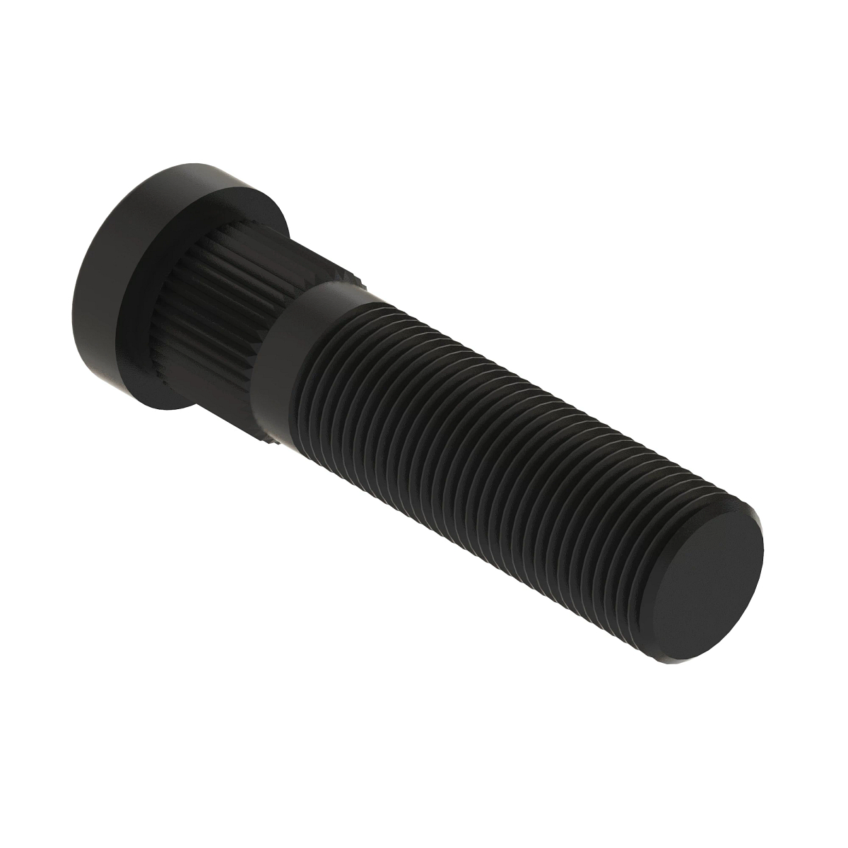 John Deere Ribbed Neck Wheel Bolt, 5/8"-18 X 2-1/2" - T215219