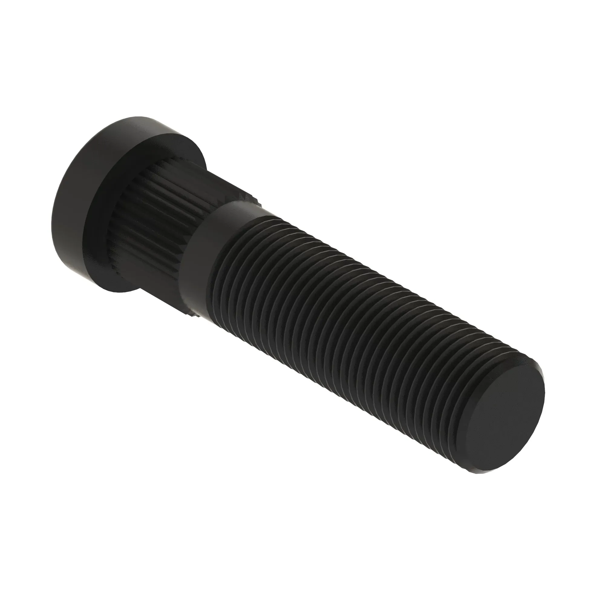 John Deere Ribbed Neck Wheel Bolt, 5/8"-18 X 2-1/2" - T215219