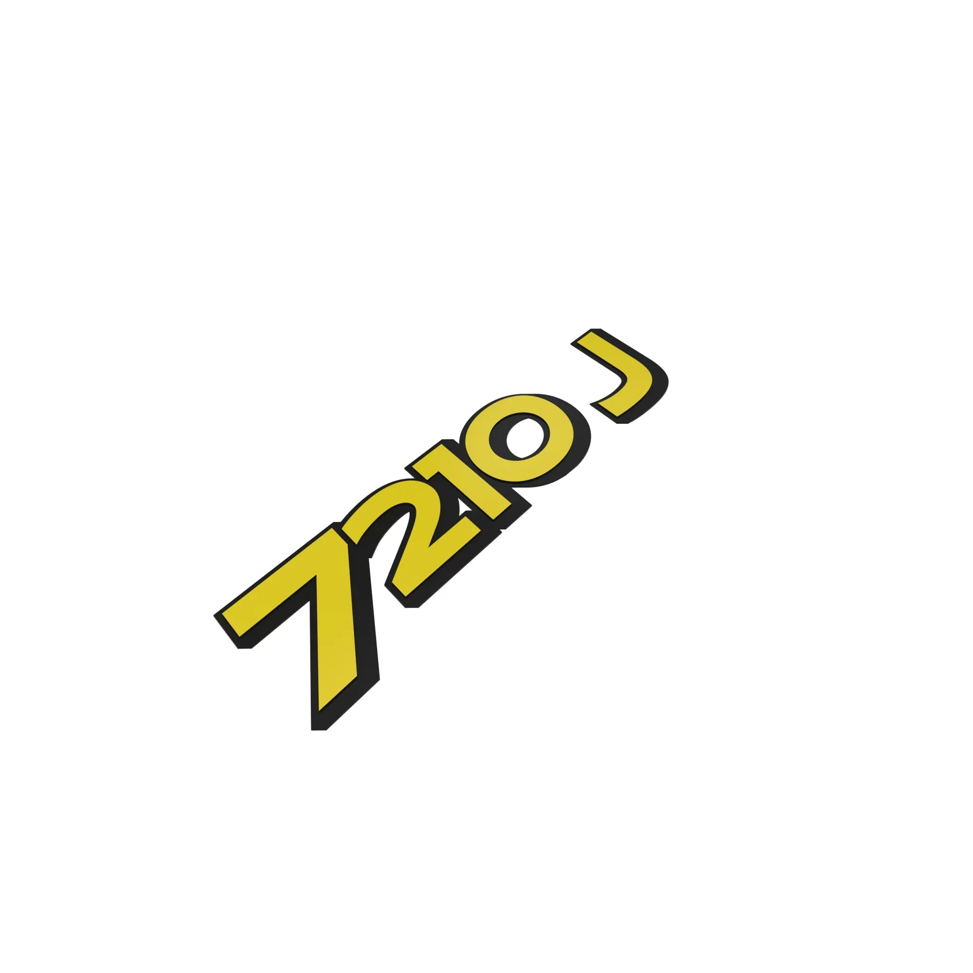 John Deere 7210J Hood Label, Left Side - R339912