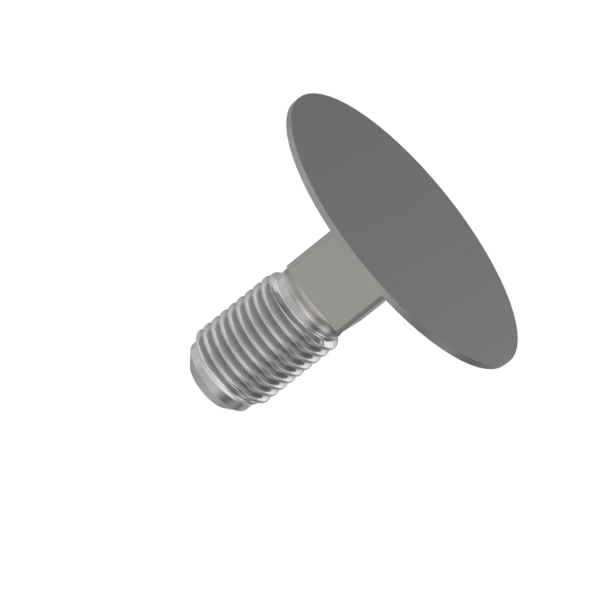 John Deere Round Head Square Neck Bolt, 6.35 X 20 mm (1/4" X 0.787") - H85934