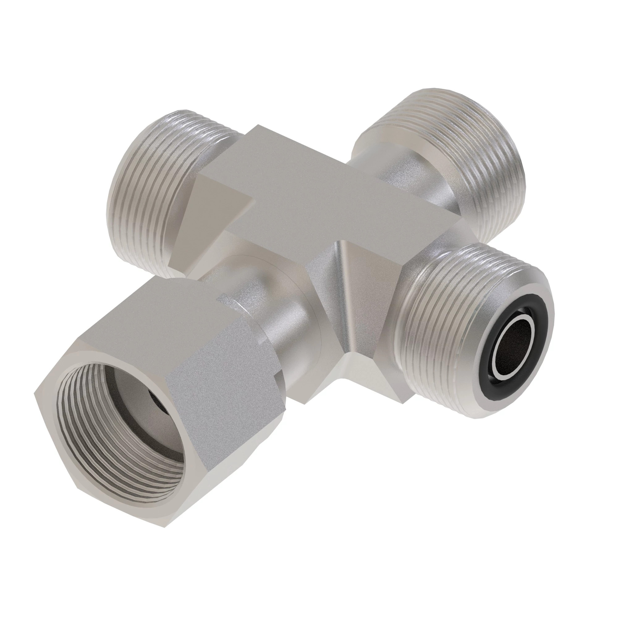 FITTING, SWIVEL RUN, ORFS CROSS