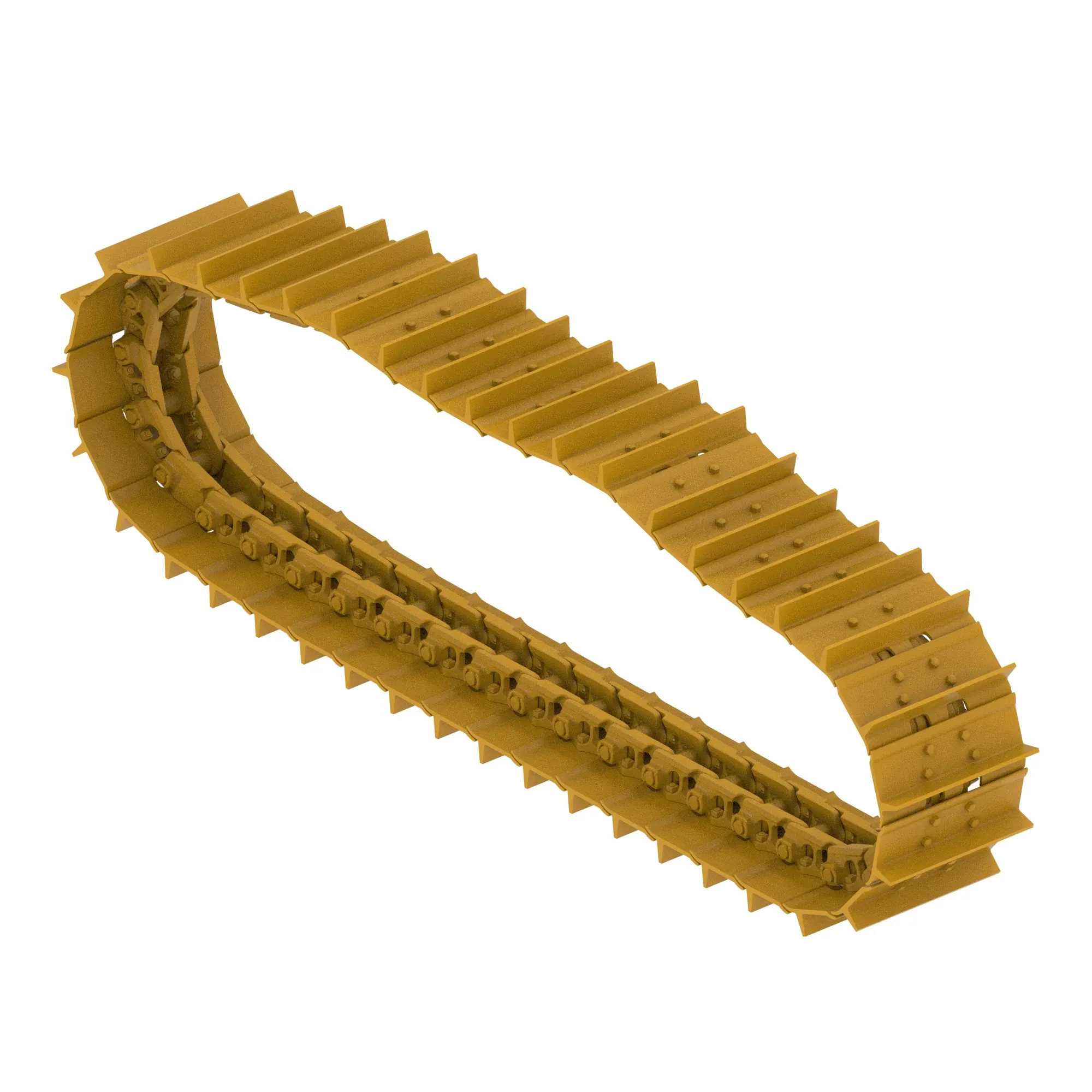 John Deere Lubricated Track Chain Assembly with Shoes - AT301407