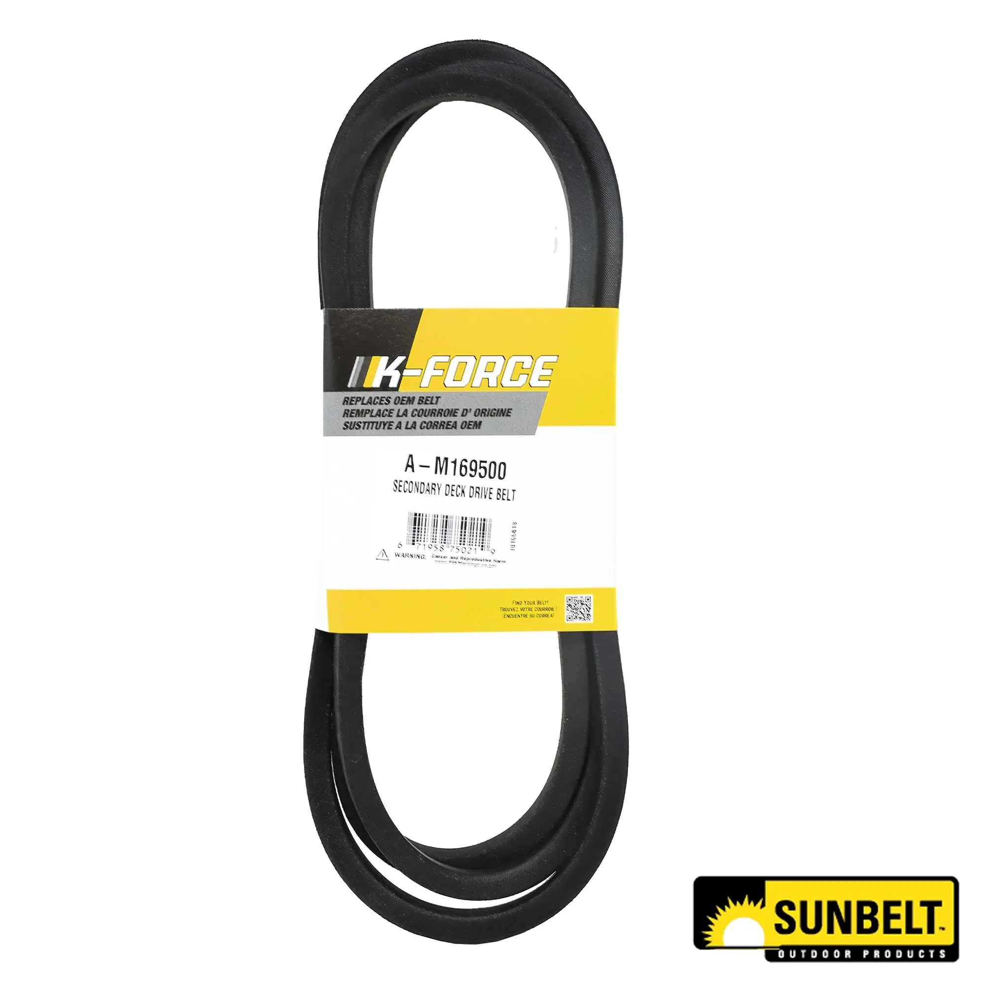A&I Products HB Section Mower Deck Drive V-Belt, Effective Length 2629 mm (103.5 inch) - A-M169500
