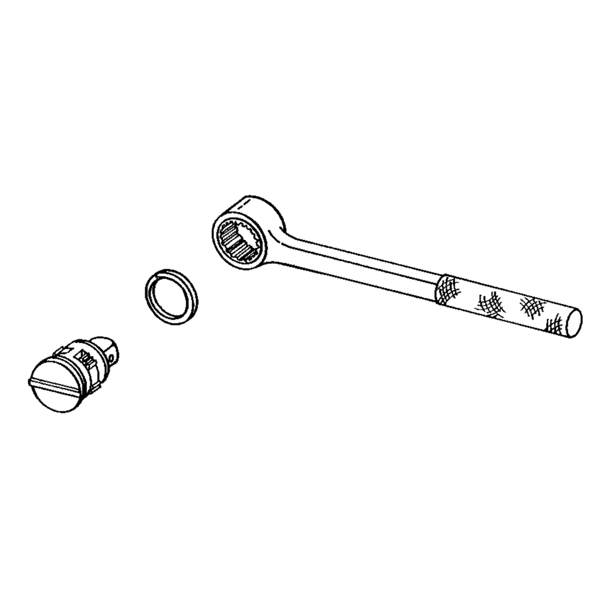 John Deere Reversible Ratchet, 3/4 inch - PT16679