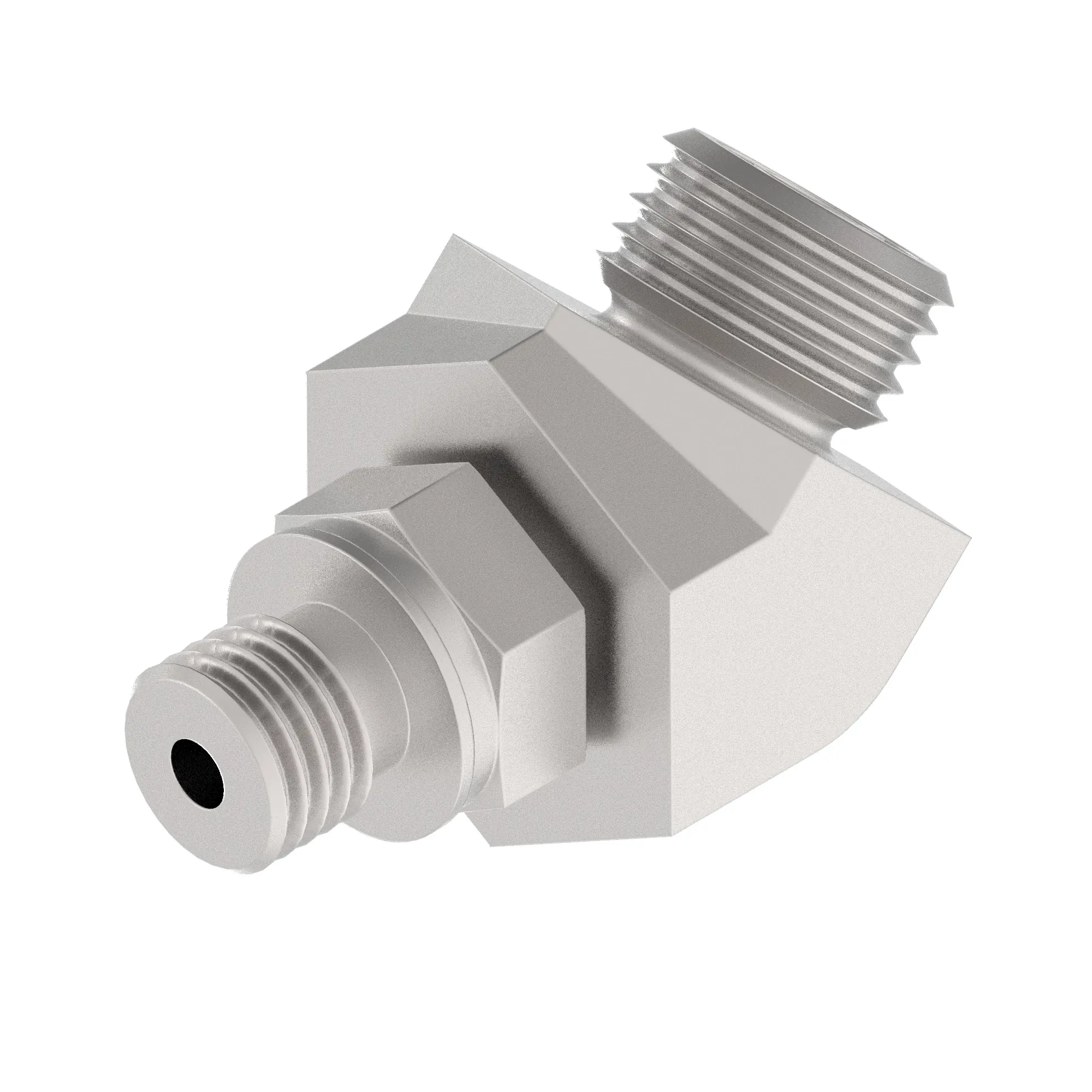 45 DEG ADJ STUD ELBOW (SDE45), ORFS