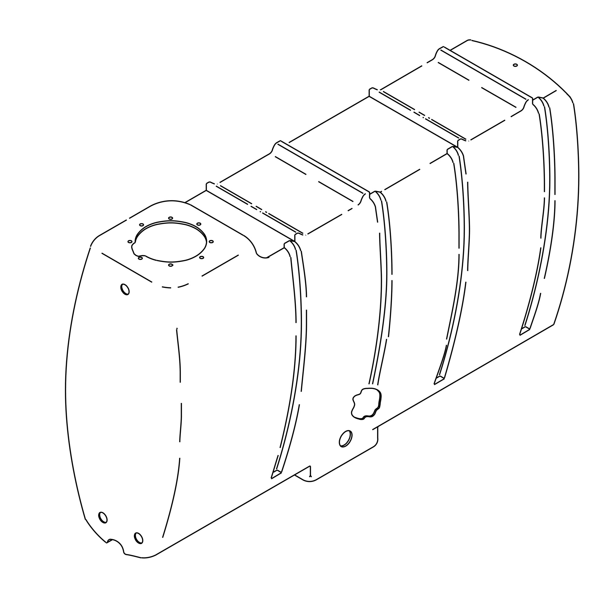 John Deere Solution Spray Tank, 420 Gallons (1590 Liter) - AN204326