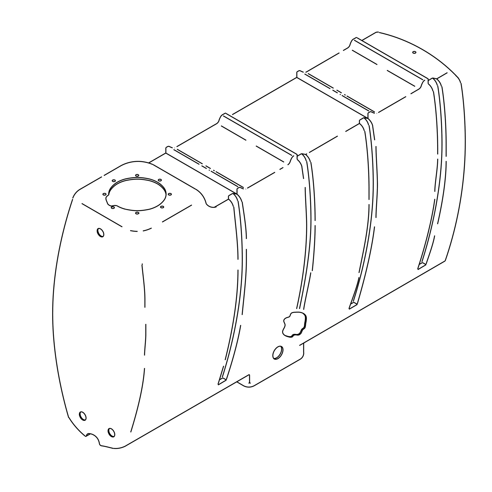 John Deere Solution Spray Tank, 420 Gallons (1590 Liter) - AN204326